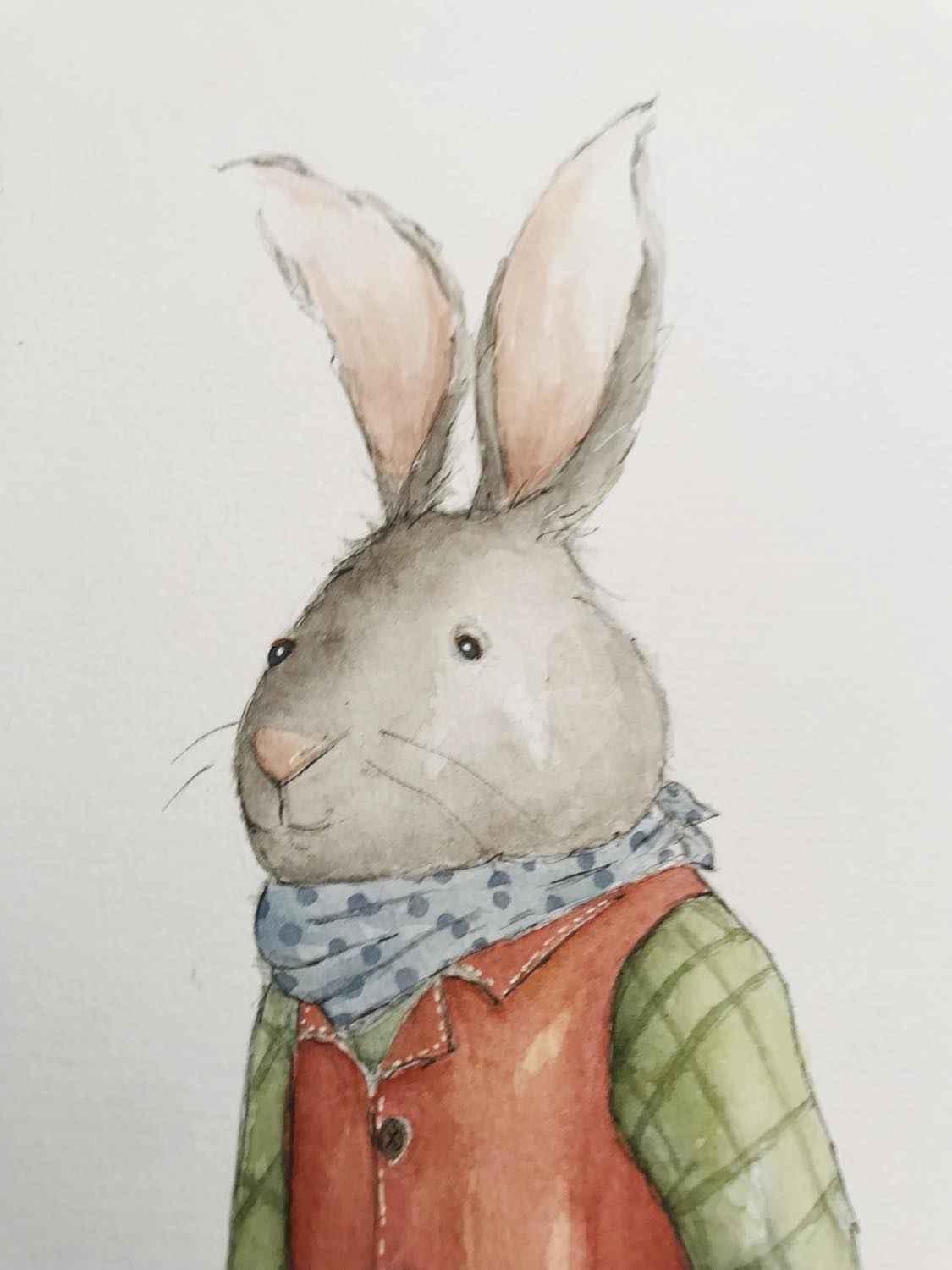 'Wilbur' Rabbit Print