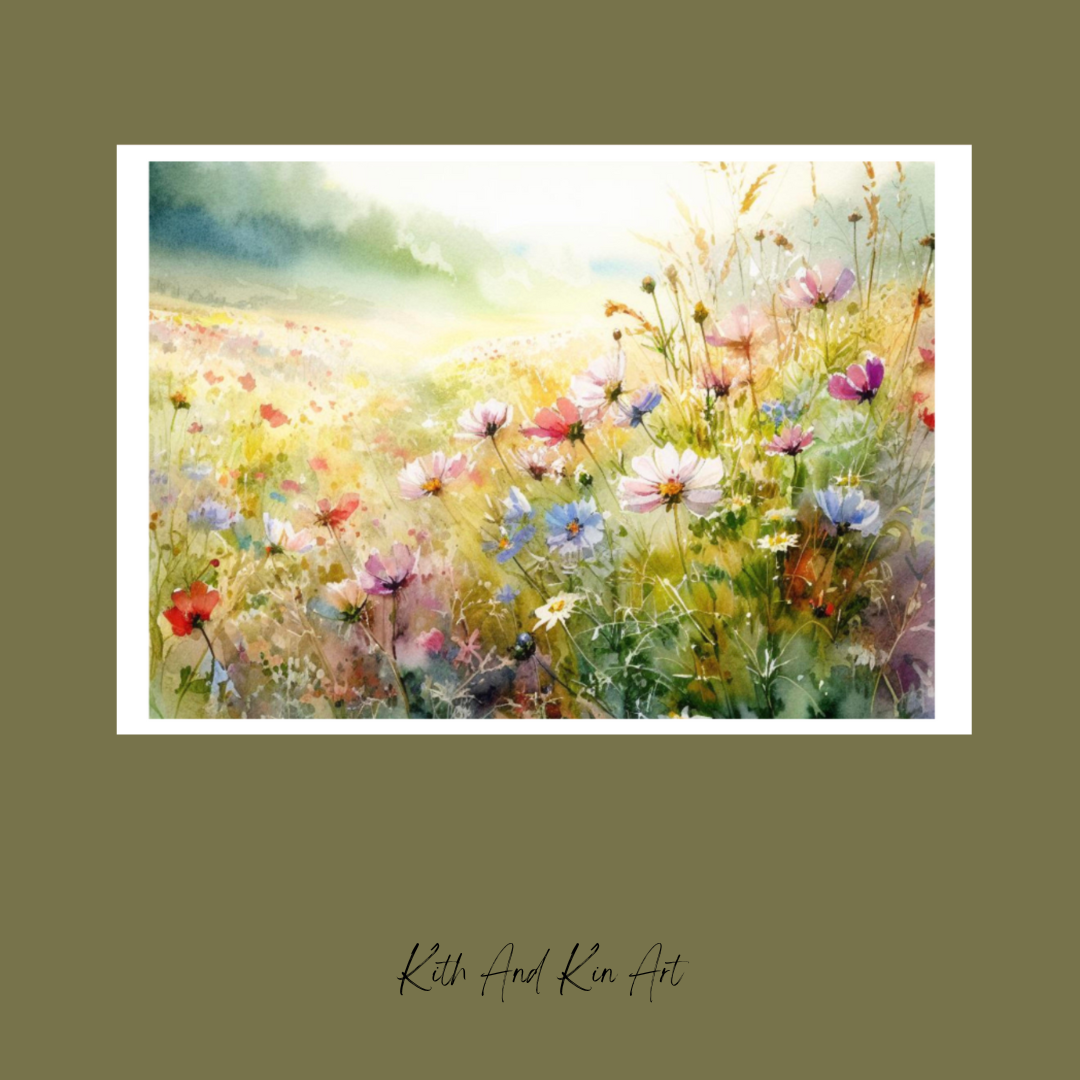 'Mid Summer Meadow' A4 Print
