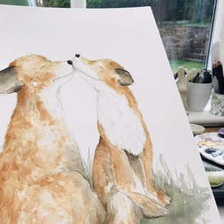 'Foxes' print.