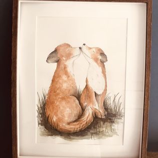 'Foxes' print.