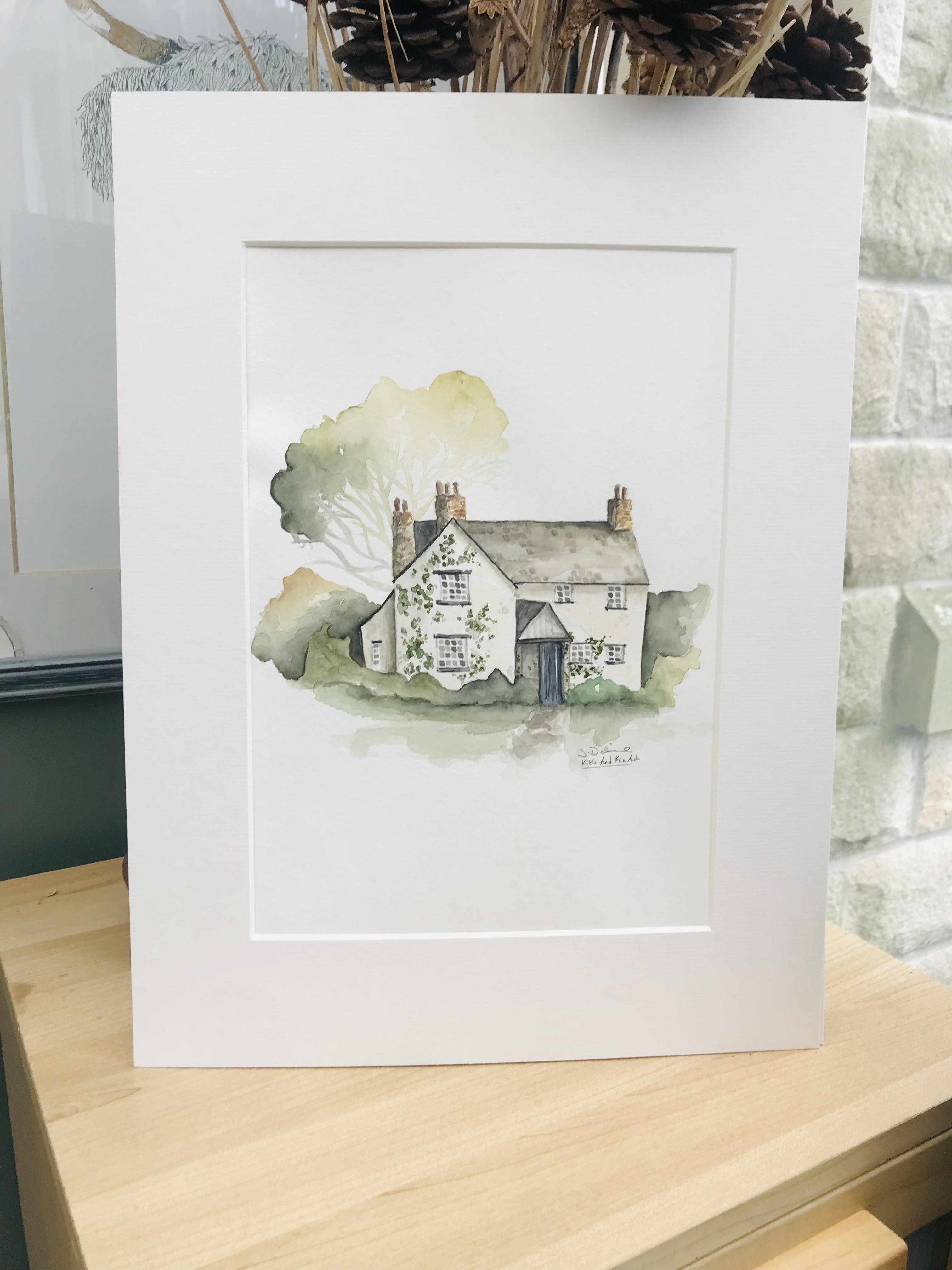 'Home Sweet Home' print.
