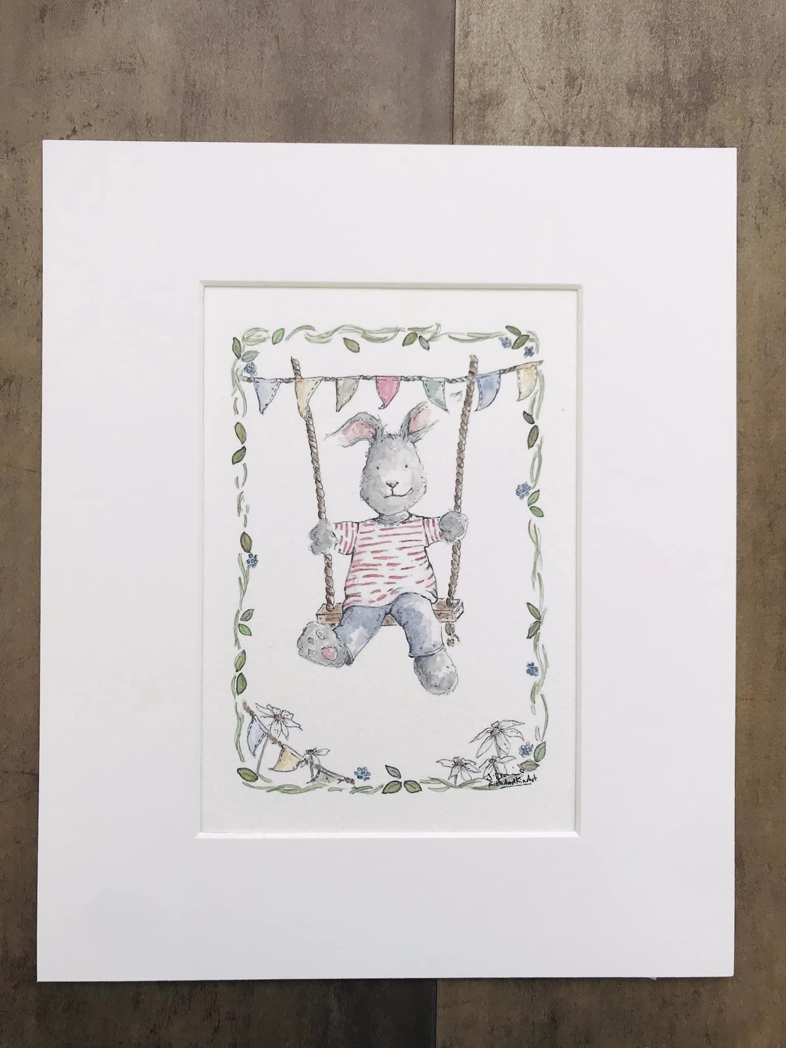 'Swinging' print.