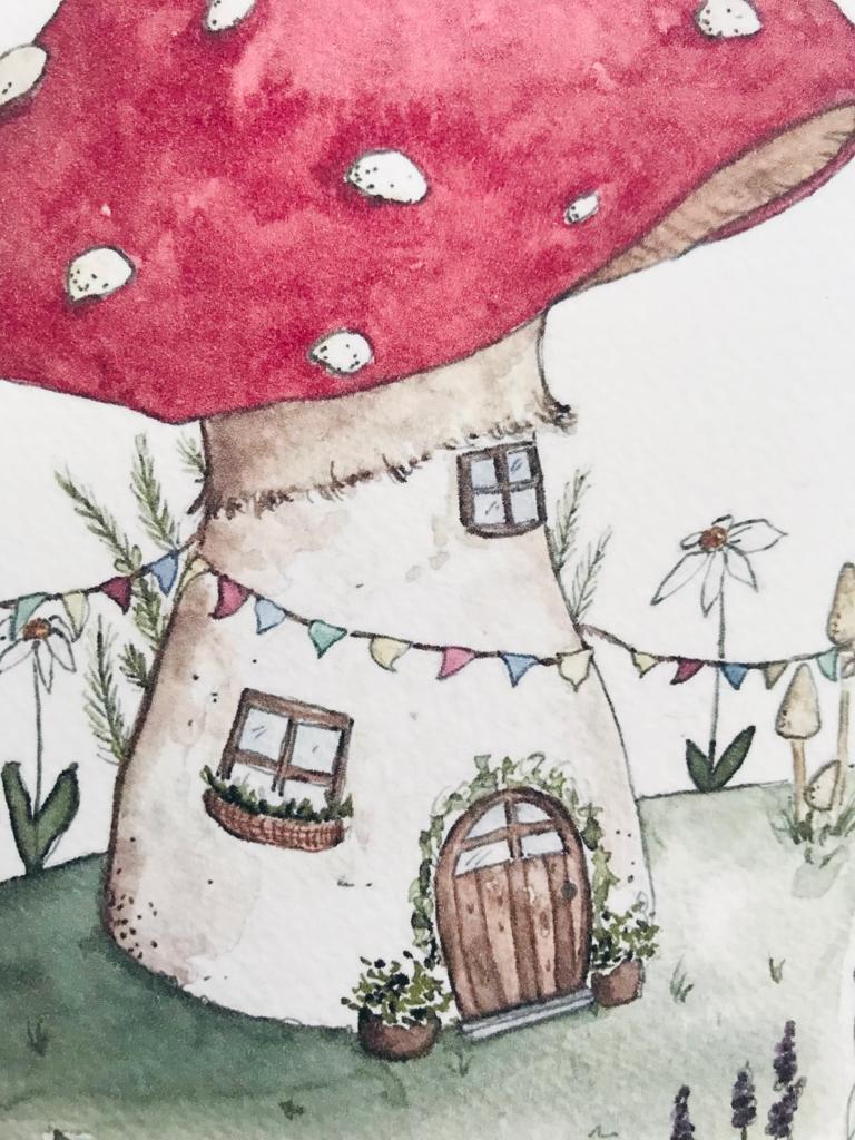 'Home Sweet Home' print.