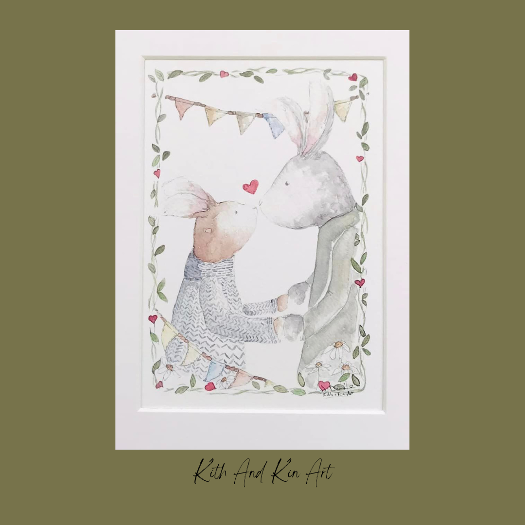 'Some Bunny Loves You' print.