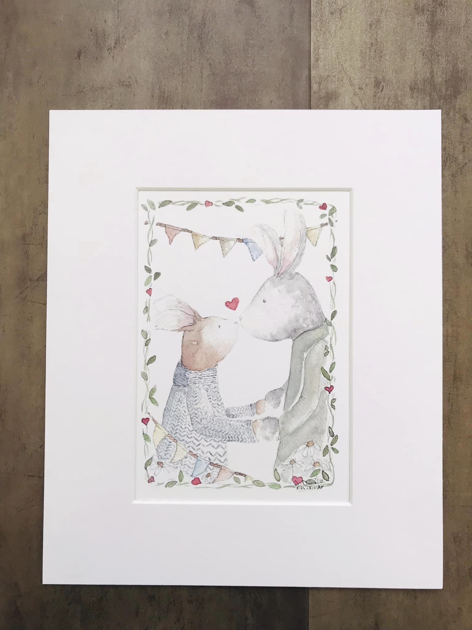 'Some Bunny Loves You' print.