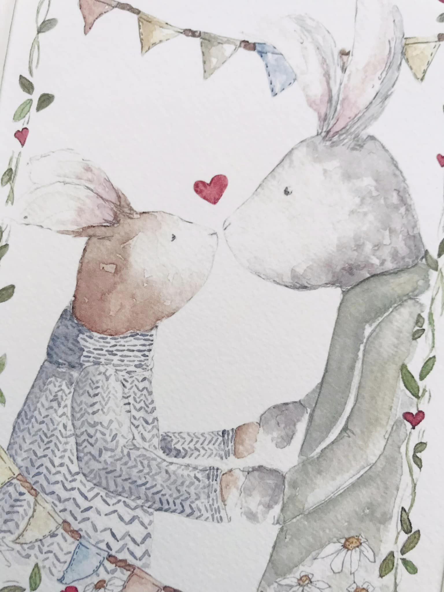 'Some Bunny Loves You' print.