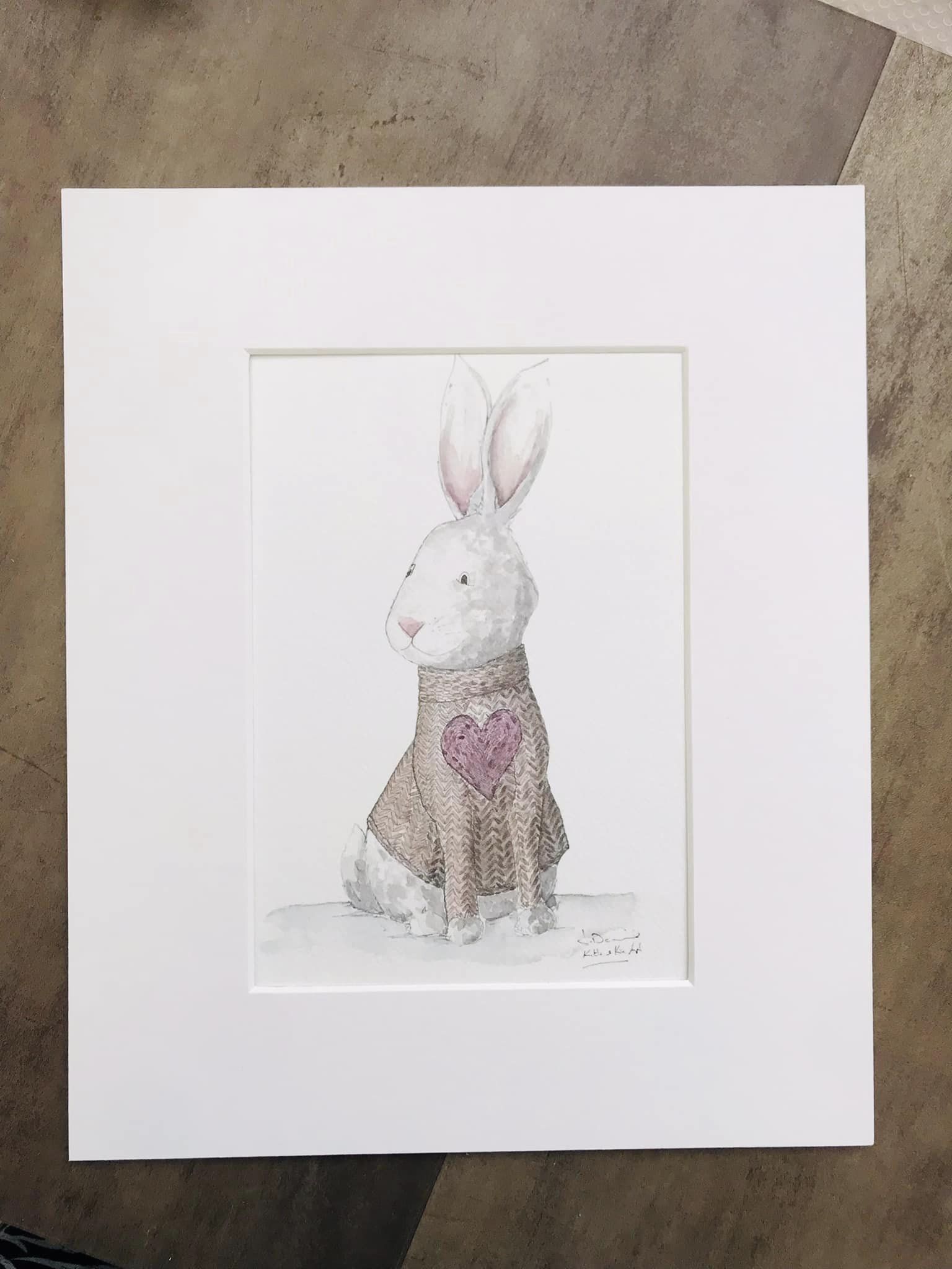 'Bunny Love' print.