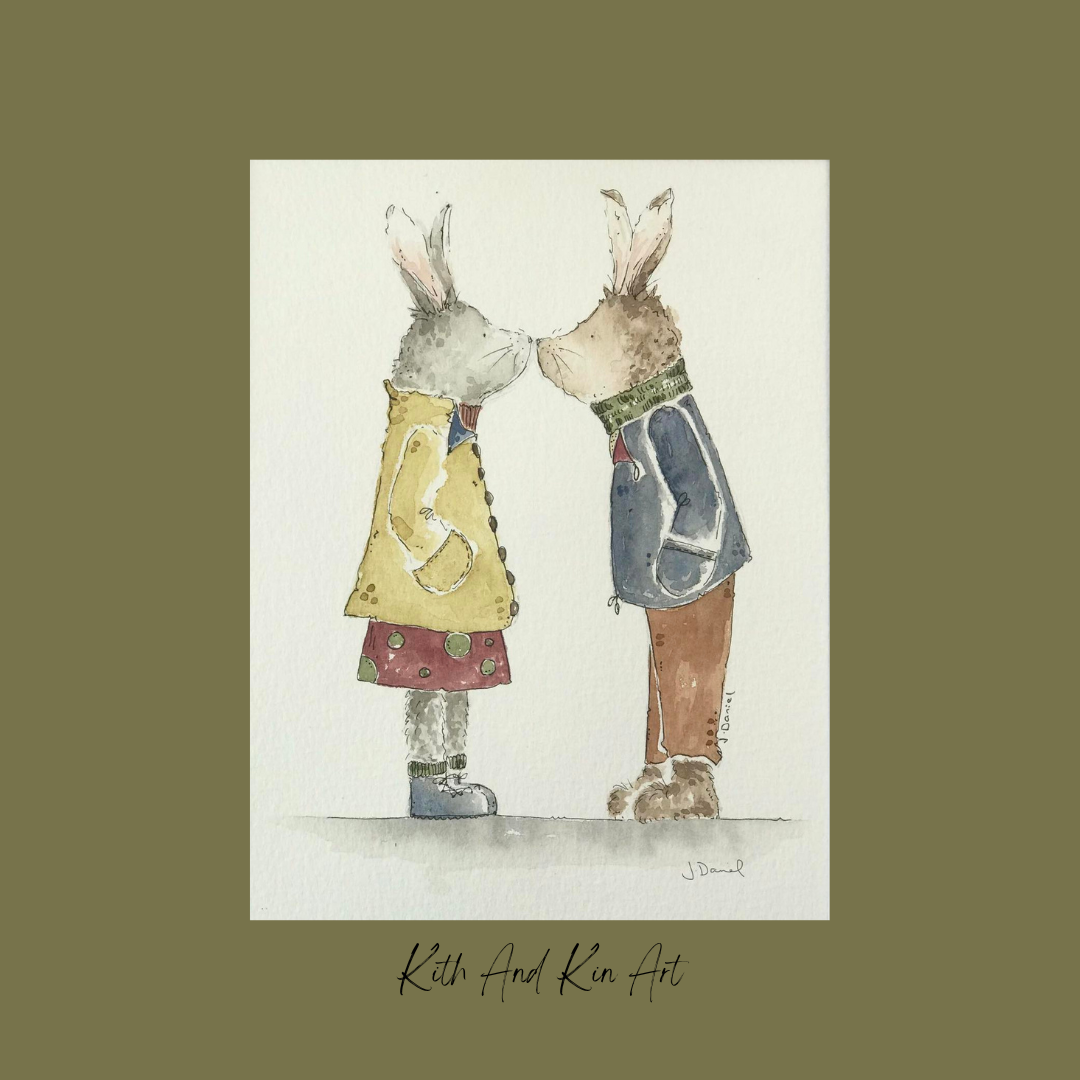 'Kiss Me Quick' print.