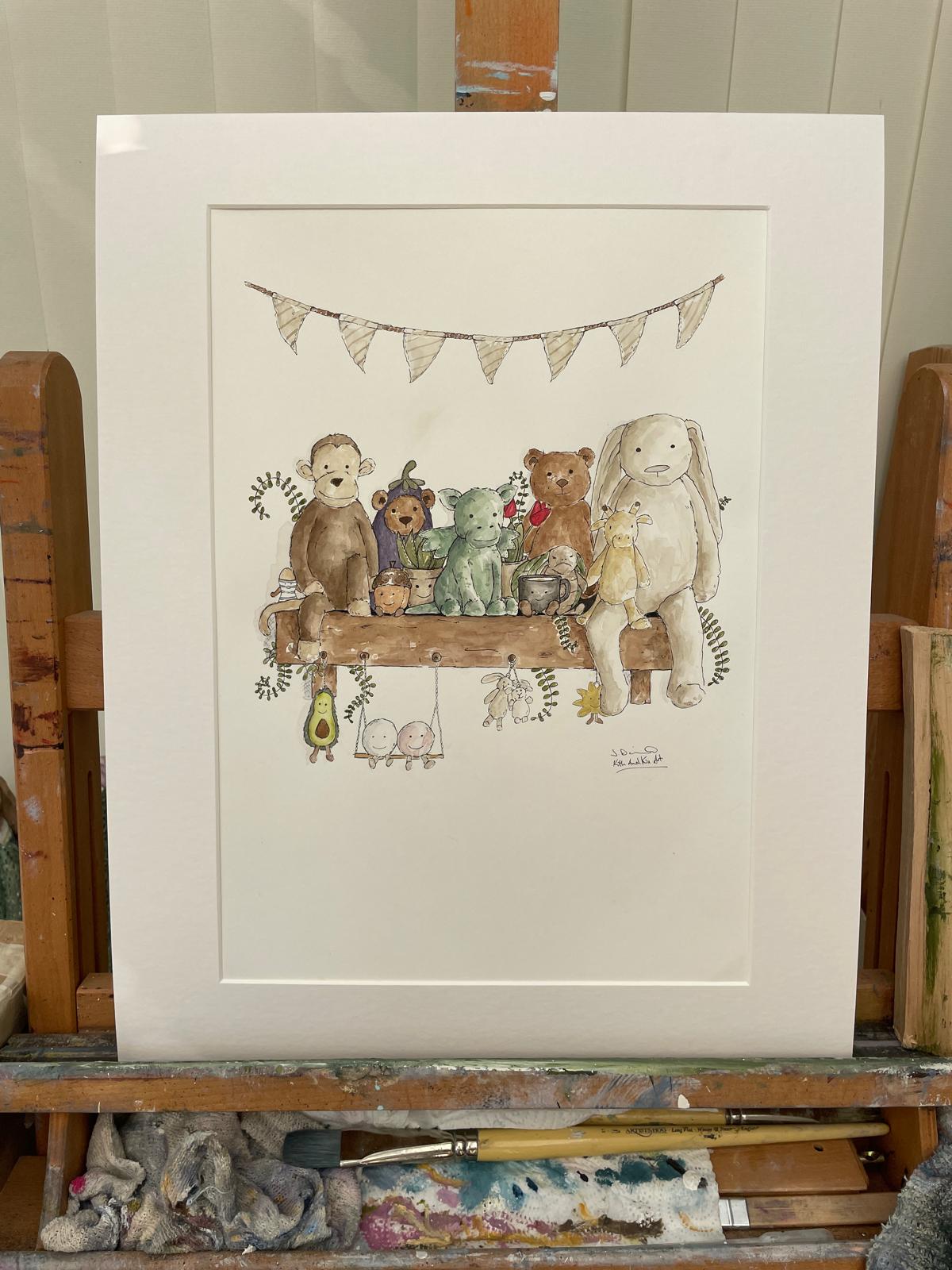 'Jellycat' shelf