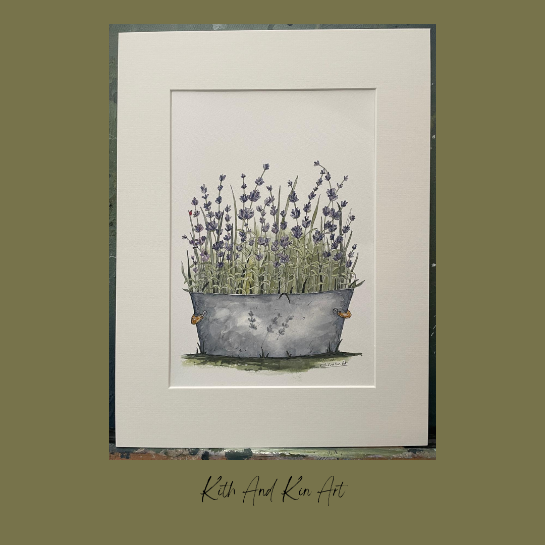 'Lavender Tin Pot'