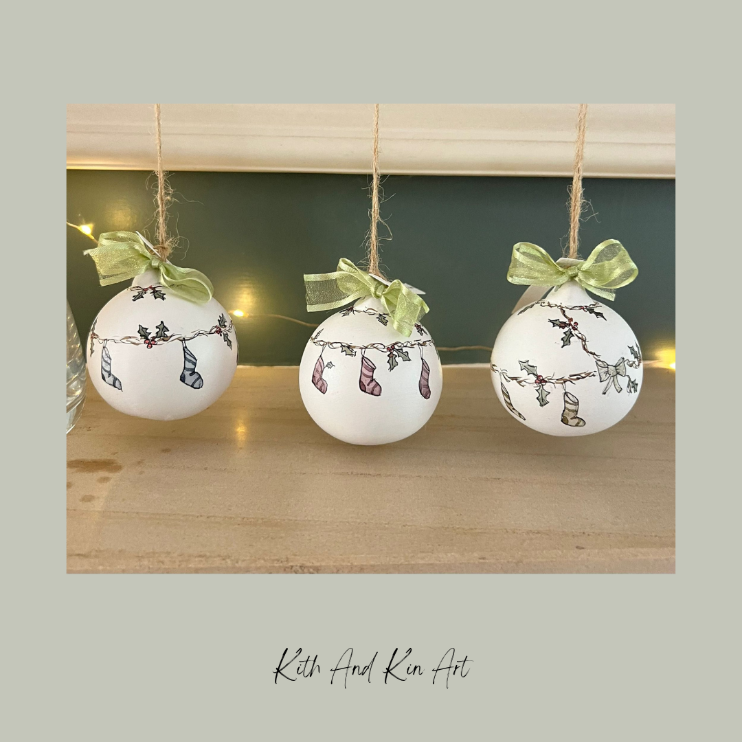Hand Painted Baubles 