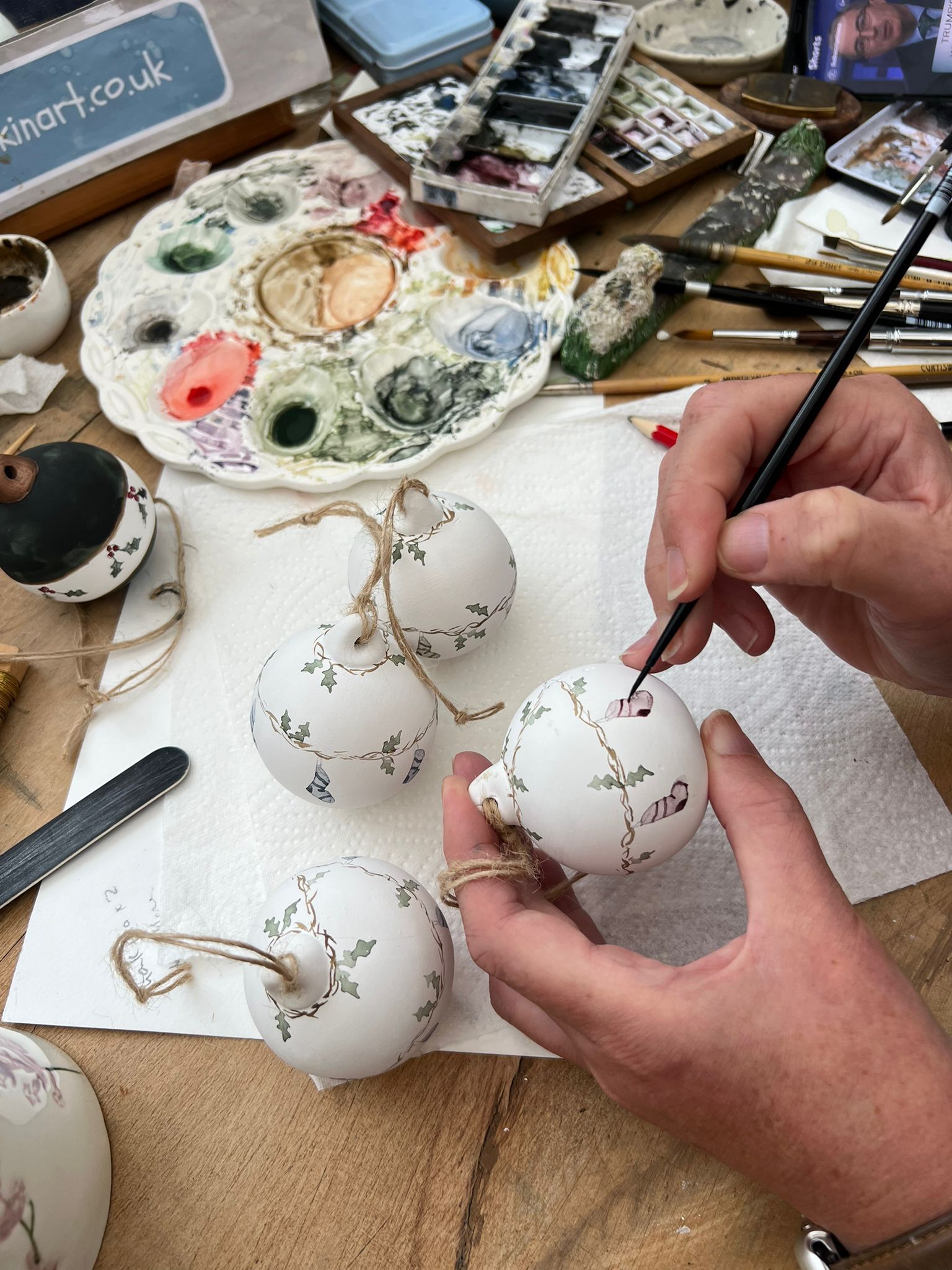 Hand Painted Baubles 