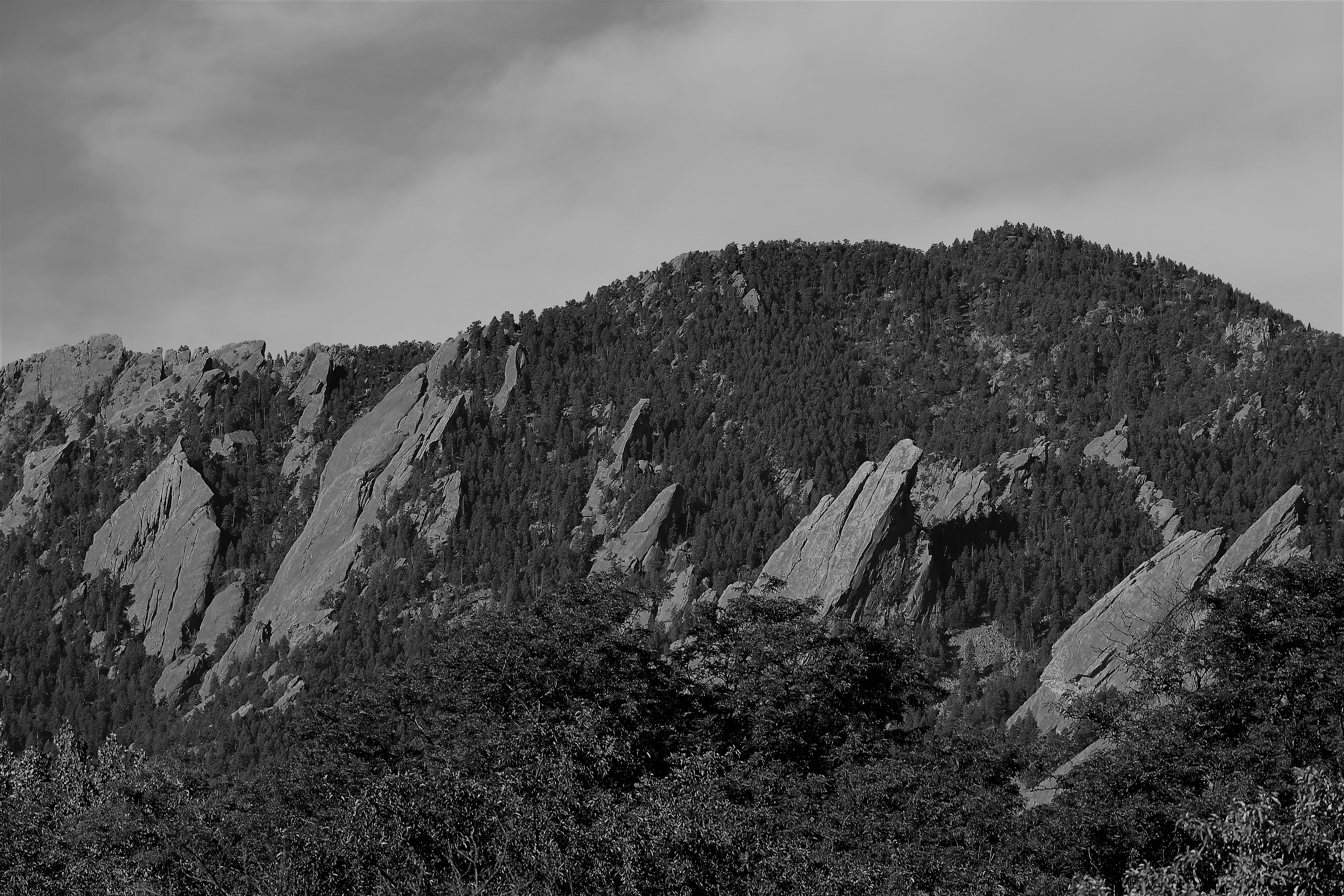 Black & White Flatirons, Boulder Colorado