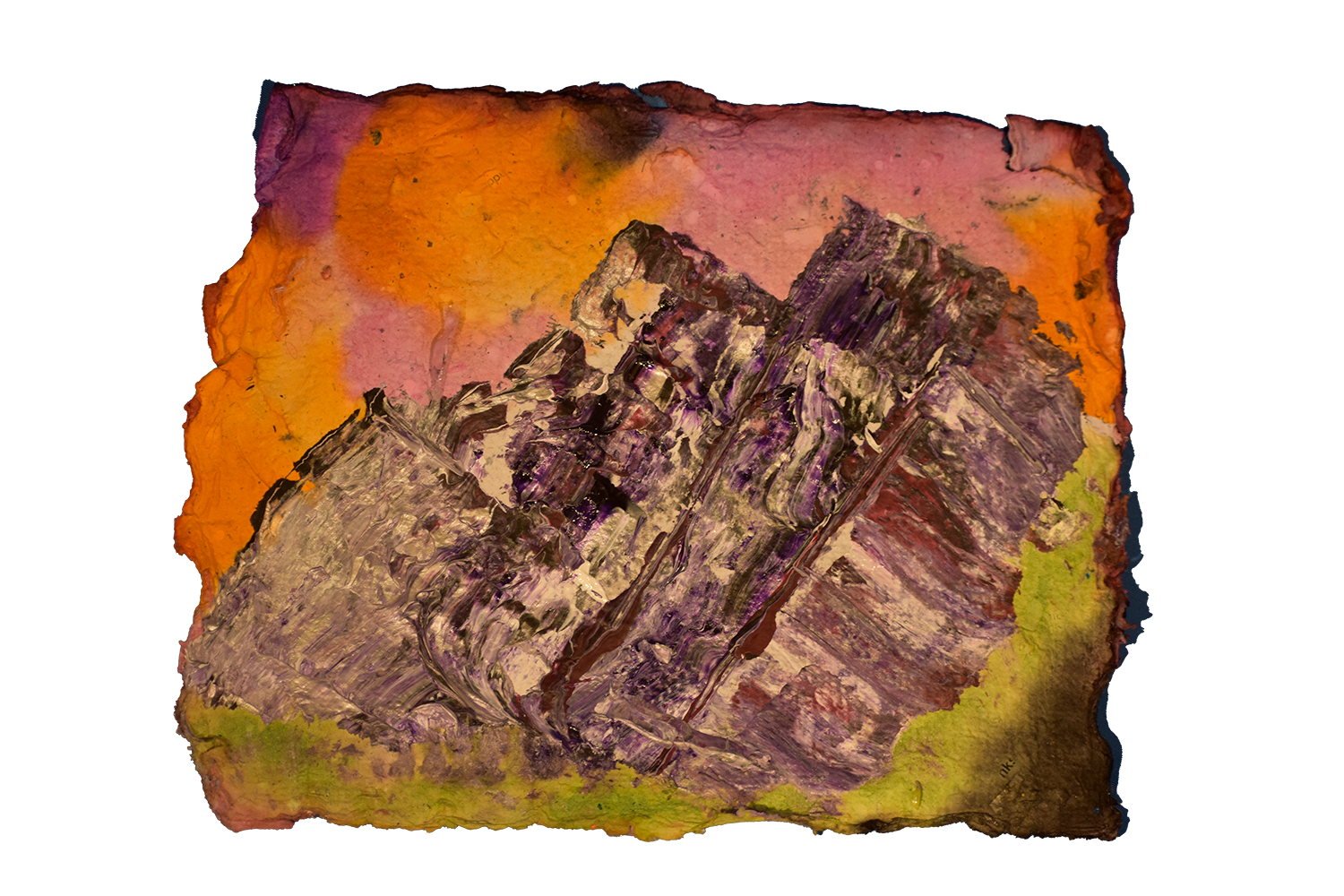 Purple Hills Print 