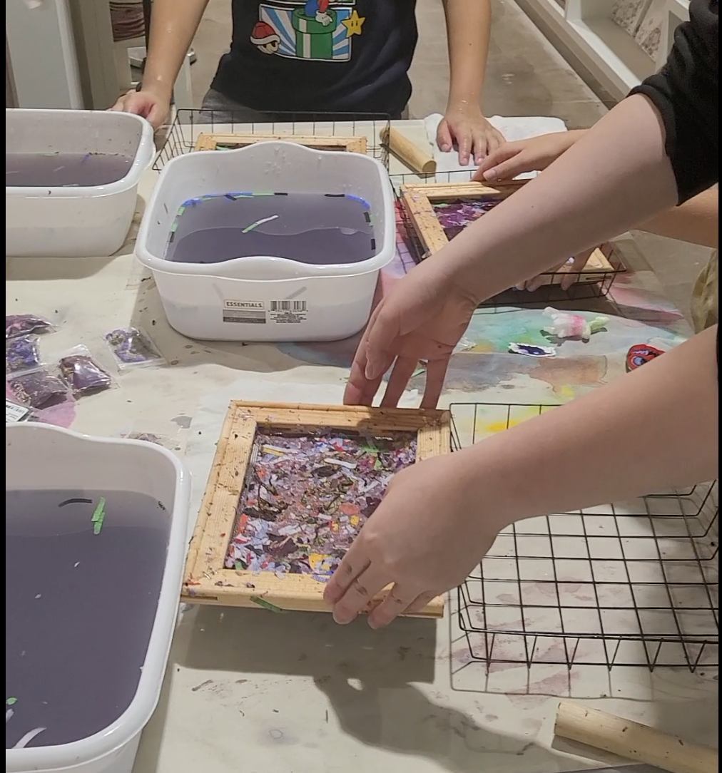 Paper Making Workshop with Sipping Chocolates