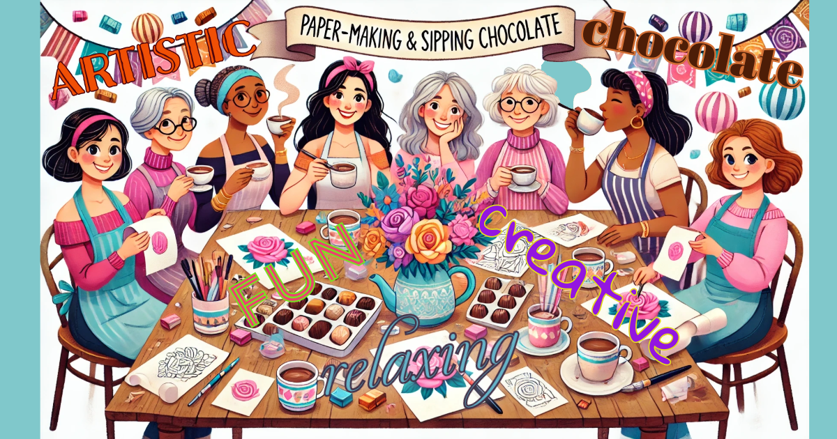 Paper Making Workshop with Sipping Chocolates