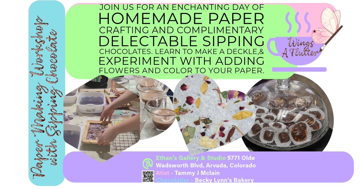 Paper Making Workshop with Sipping Chocolates