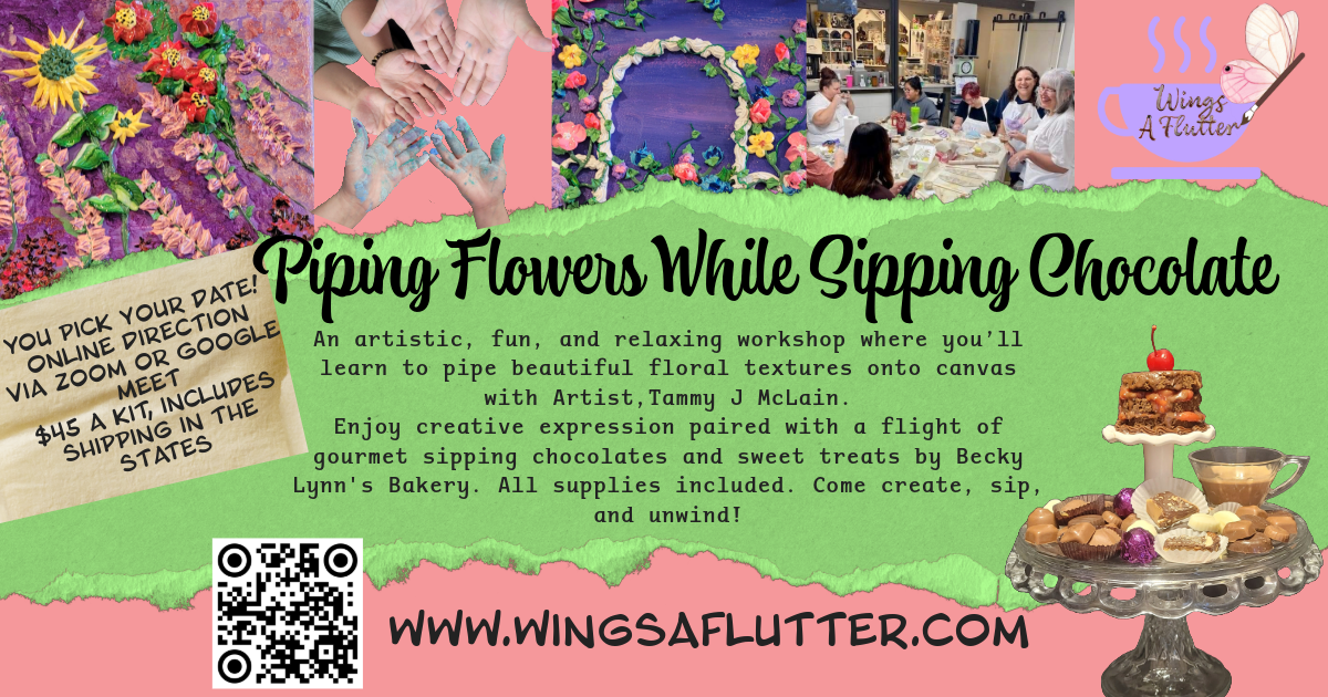 Piping Flowers (decoden) - Art Workshop in a Box