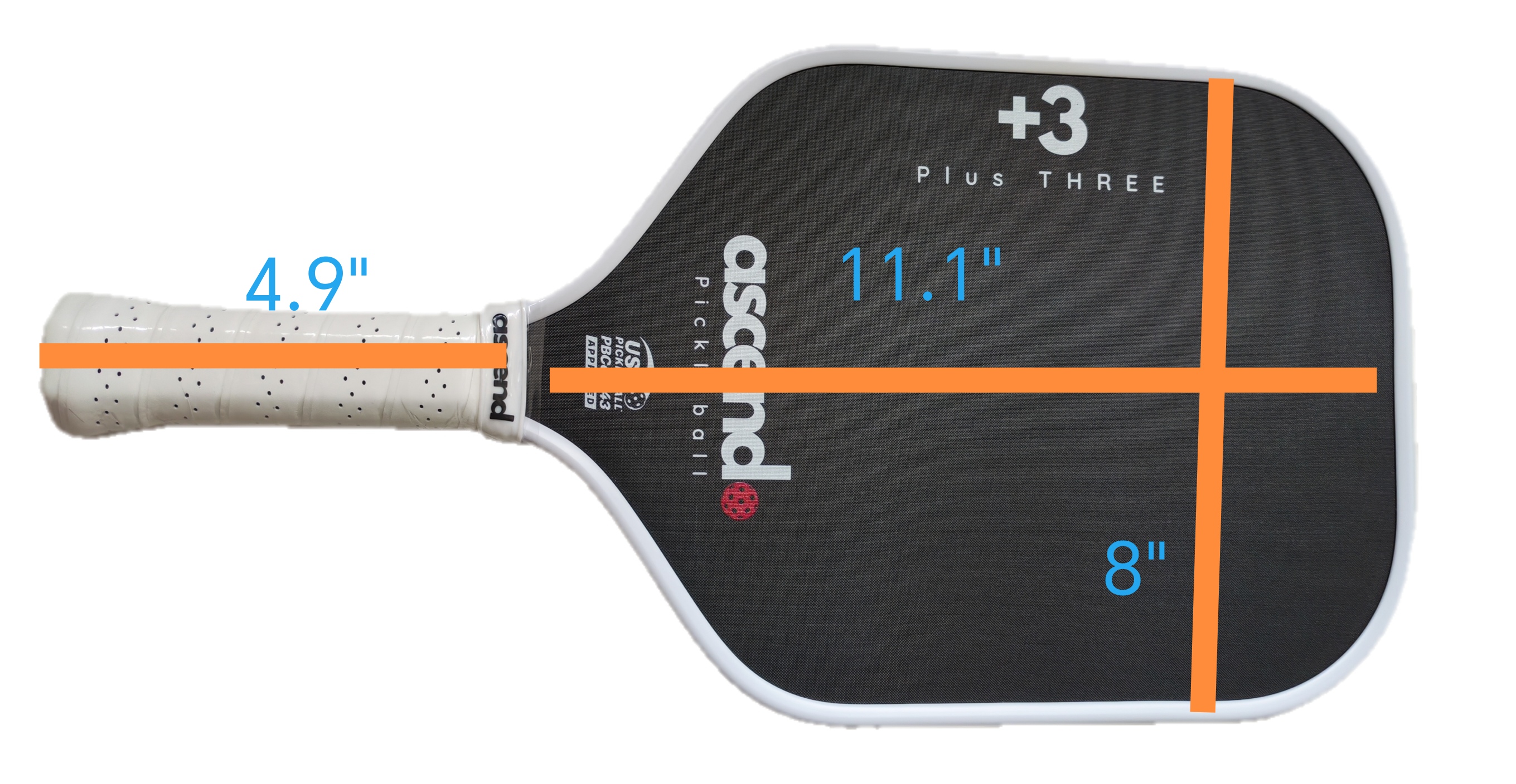 +3 Plus THREE Paddle - Full Foam (MPP + TPE ring)