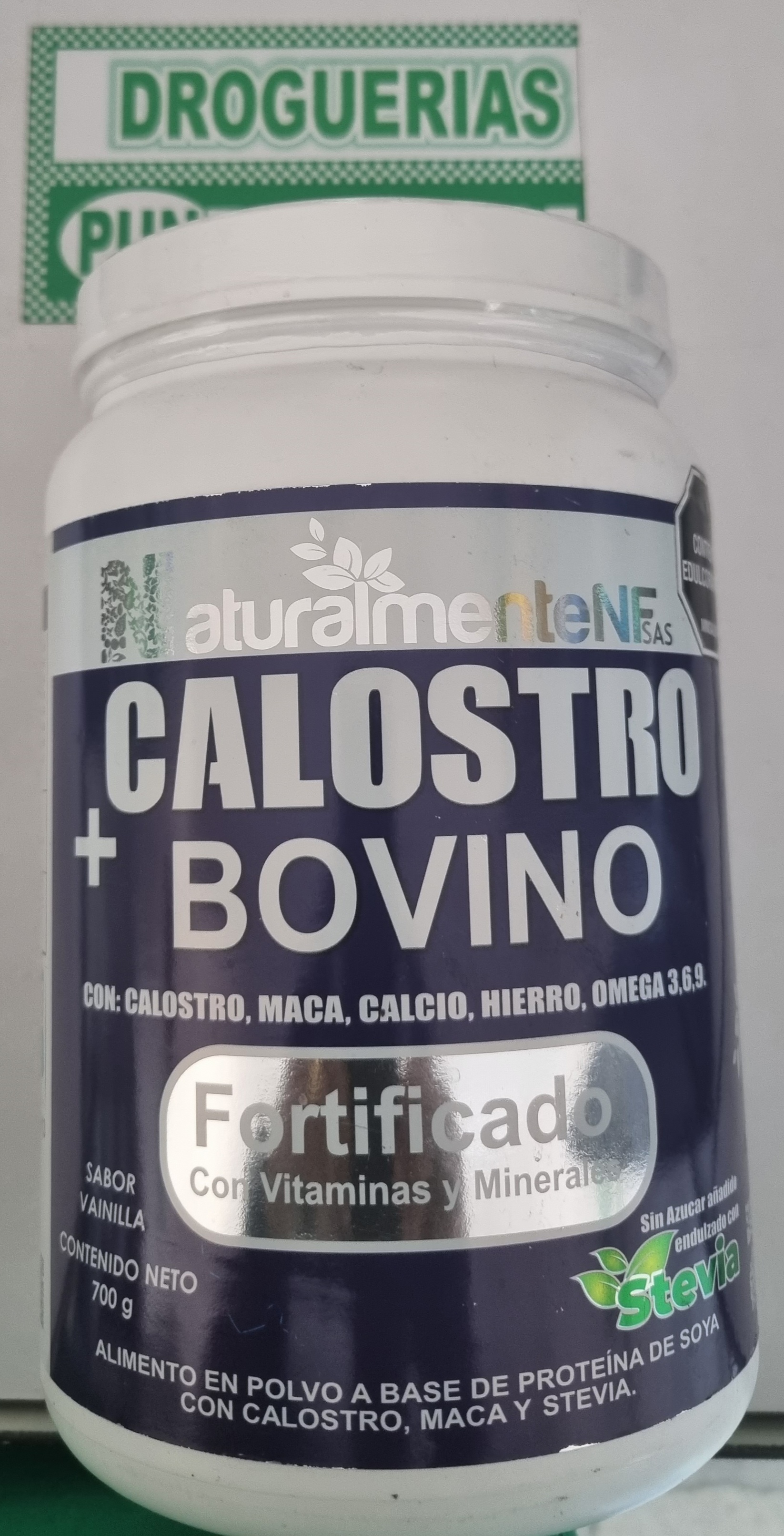 CALOSTRO DE BOVINO TARRO X 700 GR NATURALMENTE