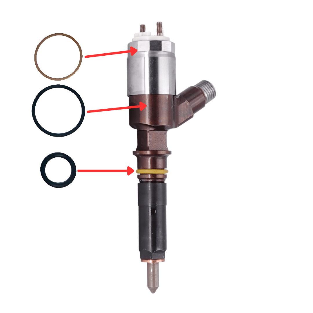Juego de sellos para inyector CAT C4, C6