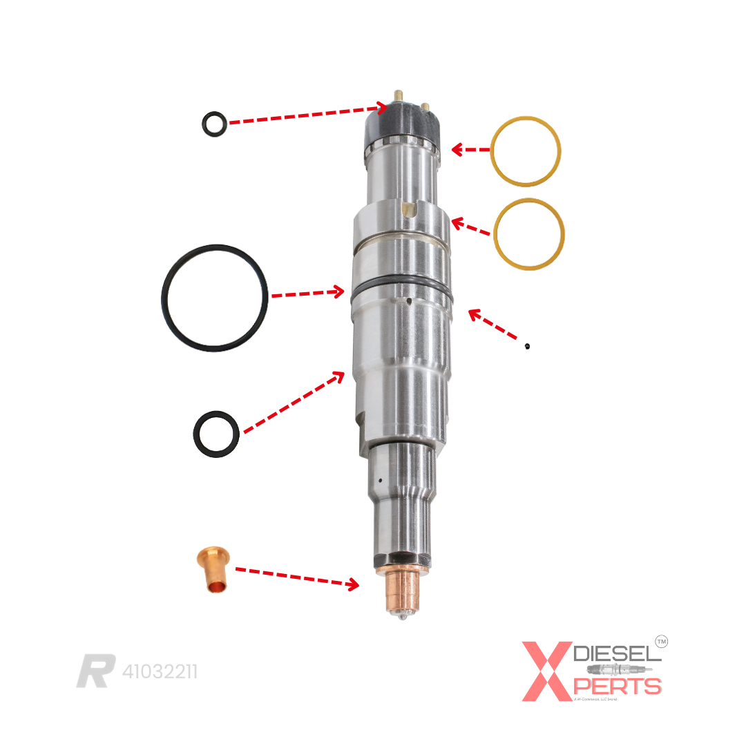 Kit de reparación completa para inyector XPI compatible con Cummins ISX15, X15 e ISX12