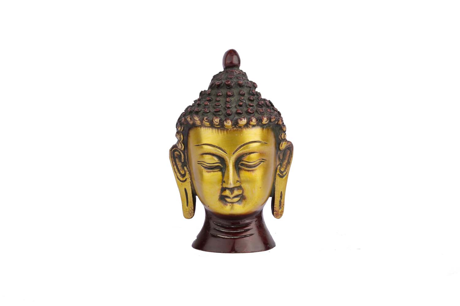 Brass Buddha head Home decor item #PIB-4001