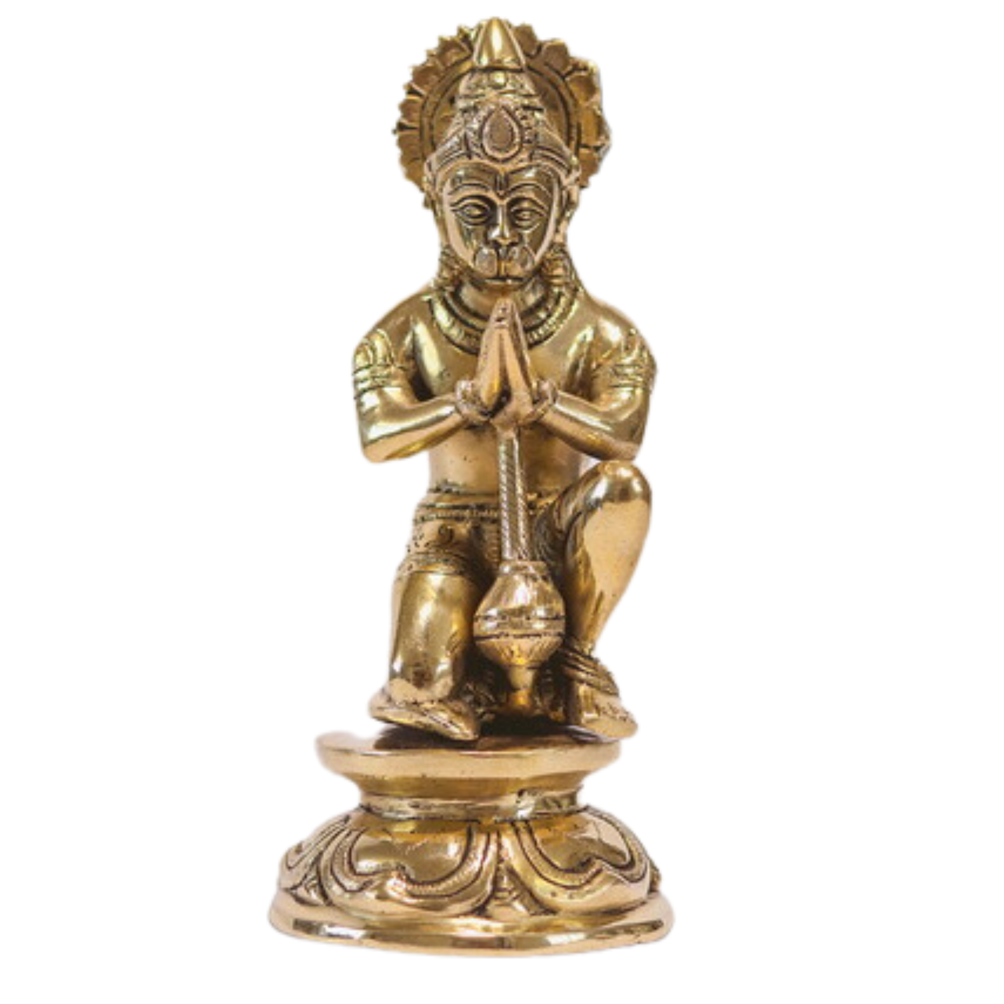 Brass Lord Hanuman ji Statue #PIH-6001