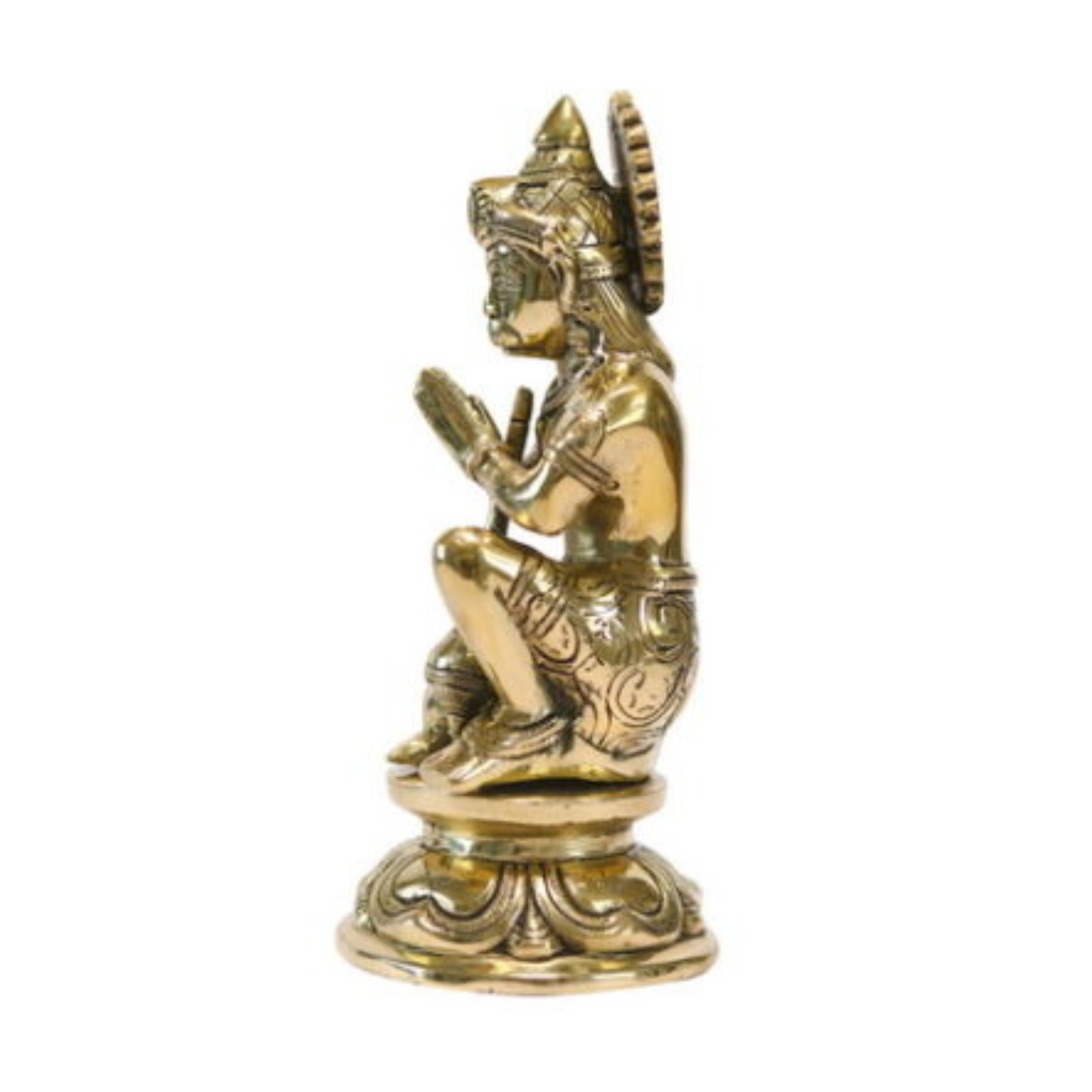Brass Lord Hanuman ji Statue #PIH-6001
