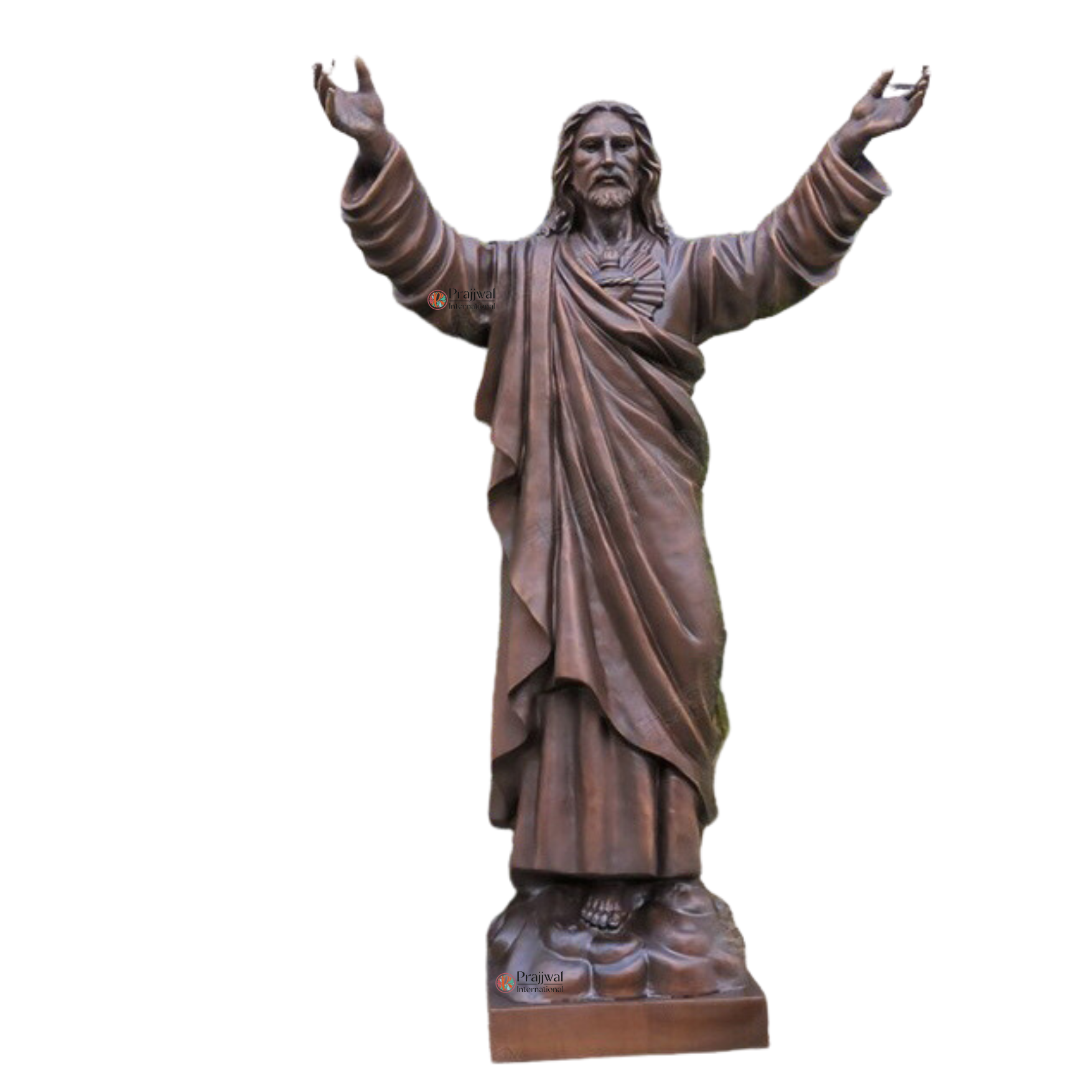 Bronze Statue of Jesus Crucified on the Cross Sculpture #PISB-0253