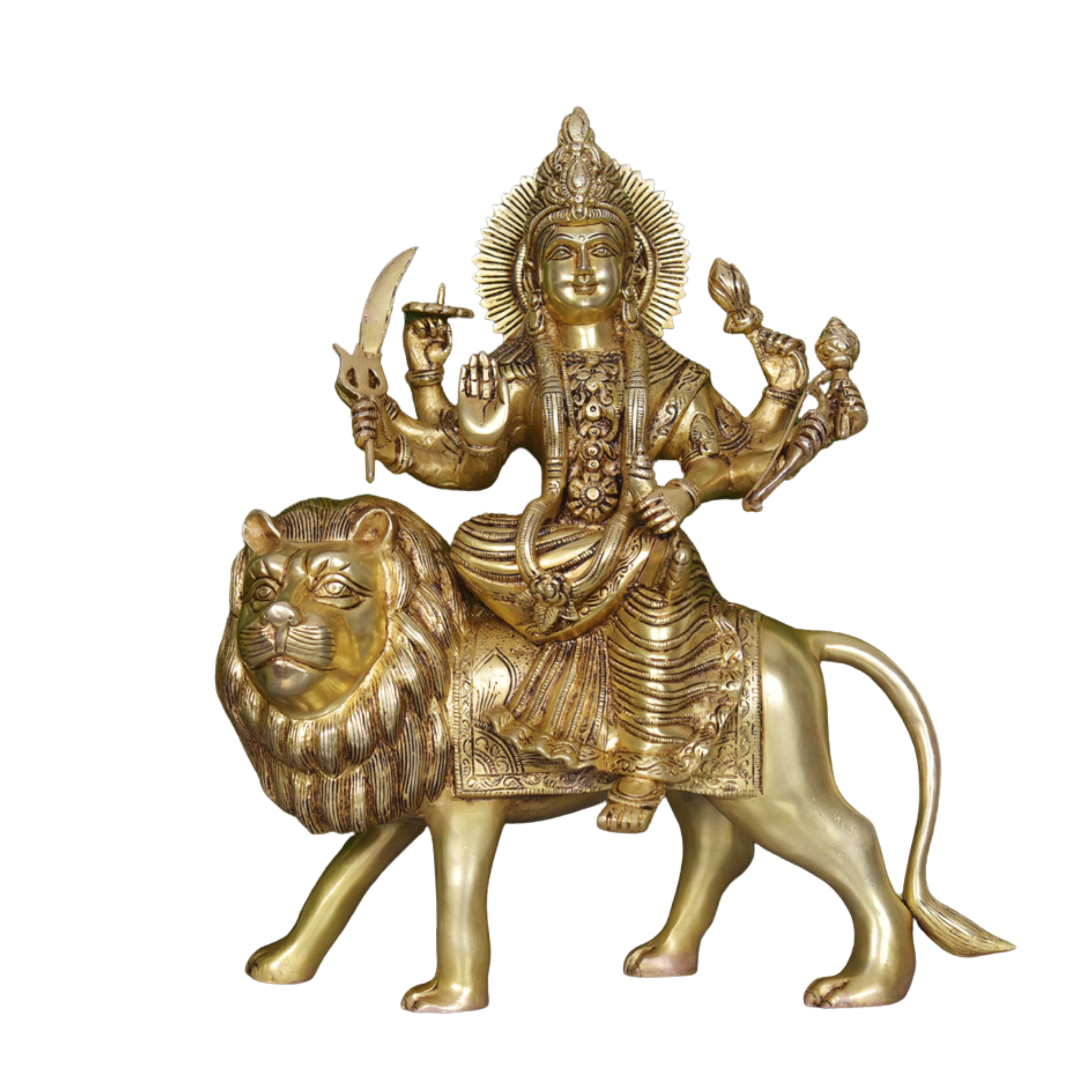 Brass Durga Statue #PID-1705