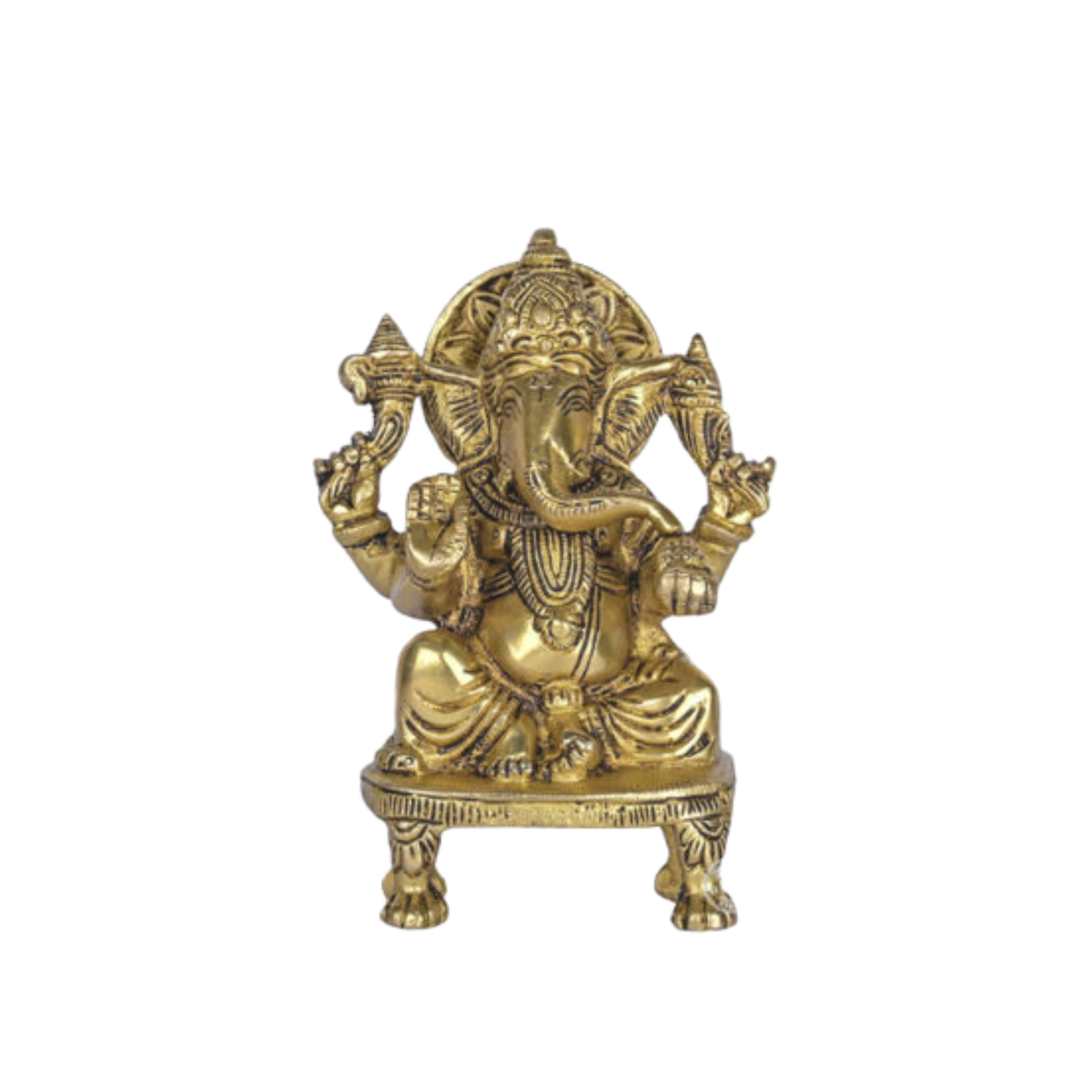 Brass Ganesha statue # PIG-1016