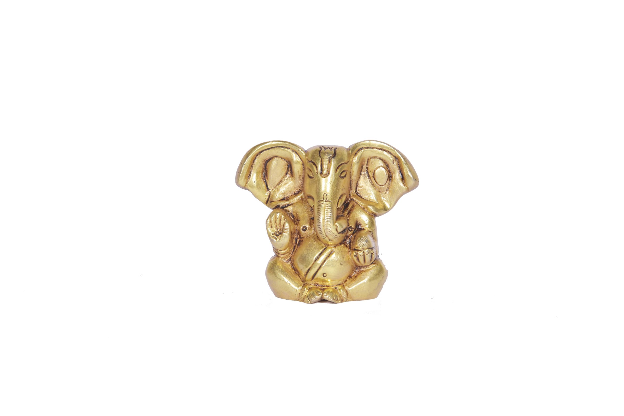 Brass Modern Ganesha Statue Small size #PIG-1023