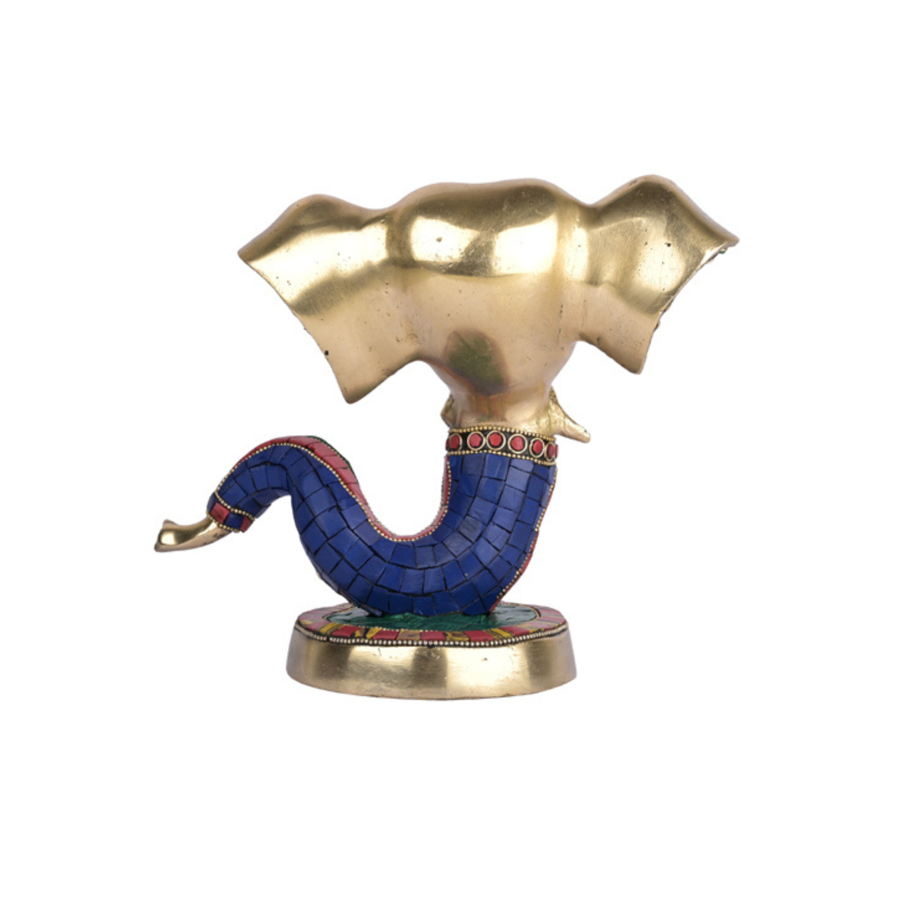 Brass Modern Ganesha stone finishing #PIG-1024