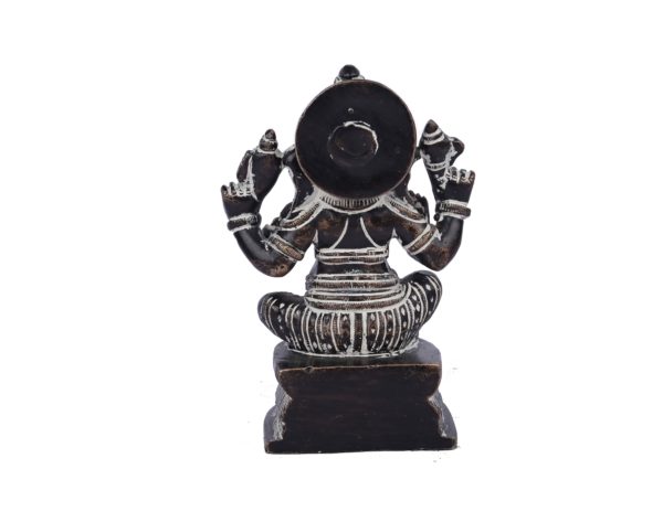   Brass Setting Ganesha Roily Black Finish #PIG-1025