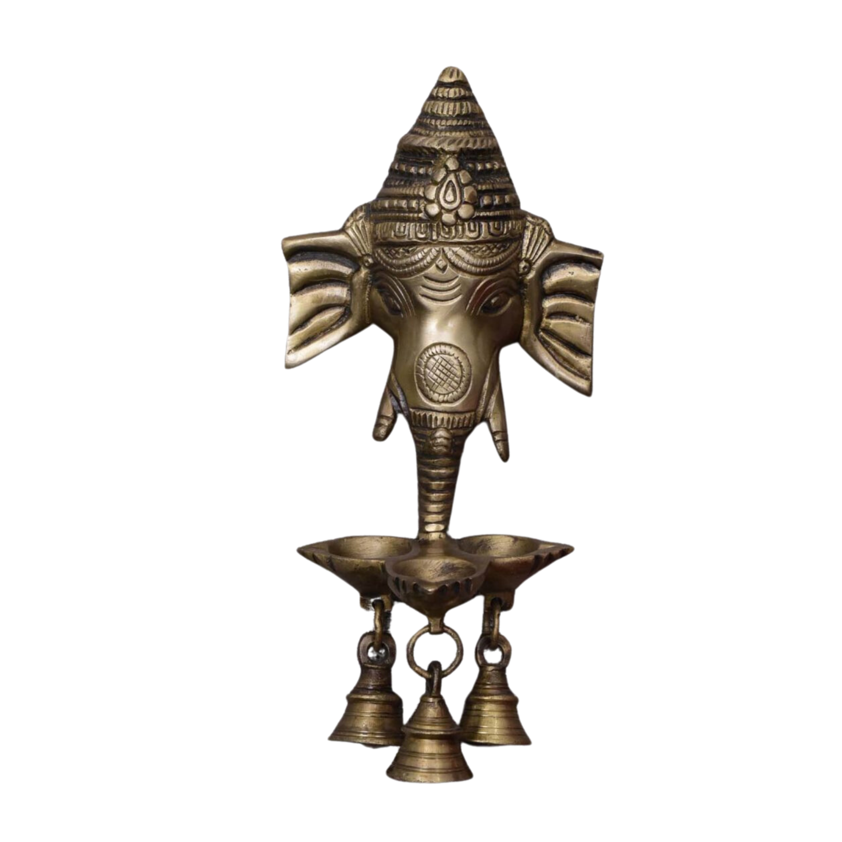 GANESH BELL BRASS WALL #PIG-1028