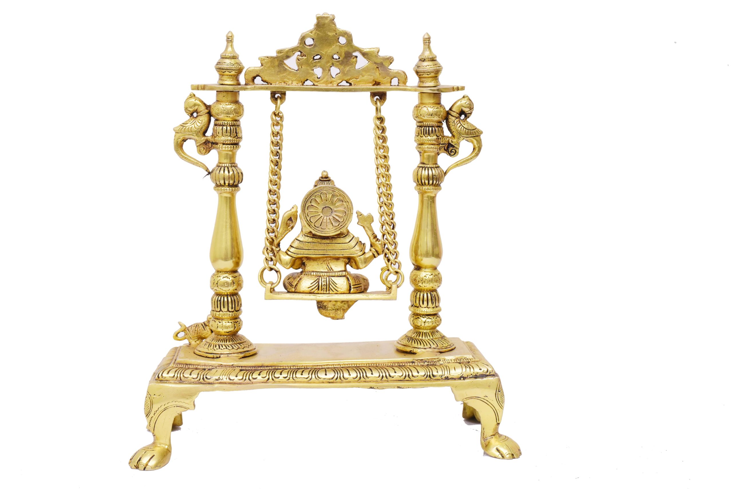 Golden Brass lord Ganesha Jhula #PIG-1038
