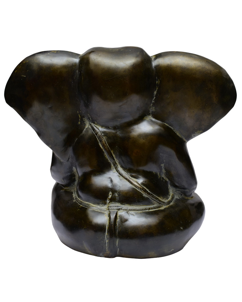  Lord Color Brass Statue Ganesha #PIG-1043