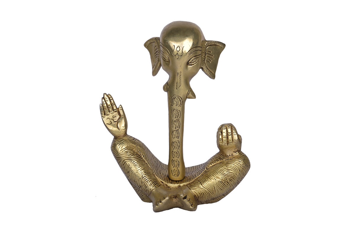 Lord Modern Ganesha Brass Statue #PIG-1056