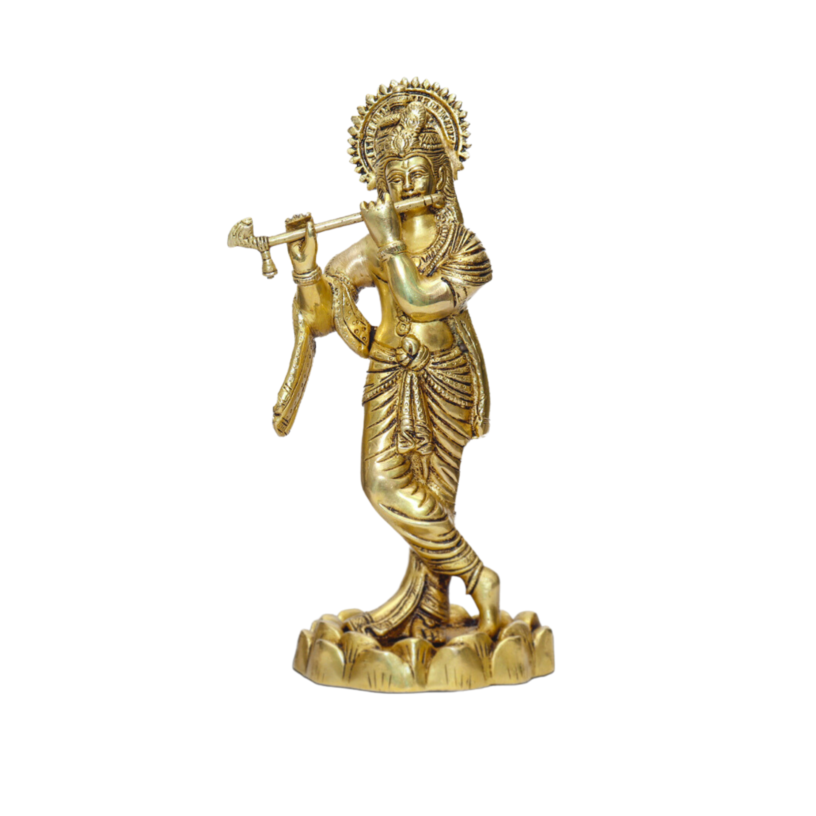 Brass lord Krishna #PIK-7005