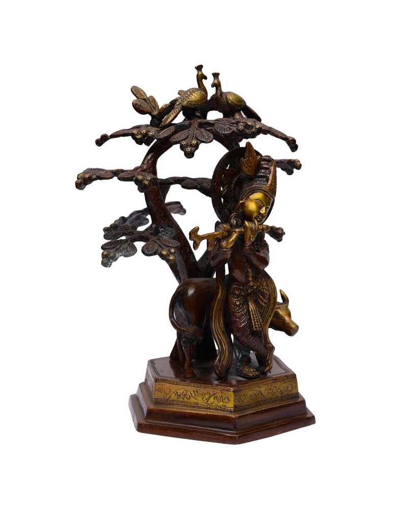 Lord Cow Krishna with Tree #PIK-7008