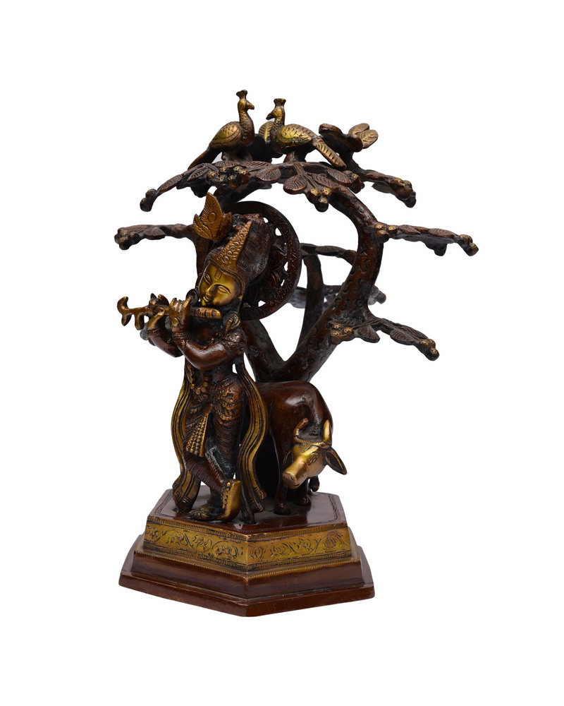 Lord Cow Krishna with Tree #PIK-7008
