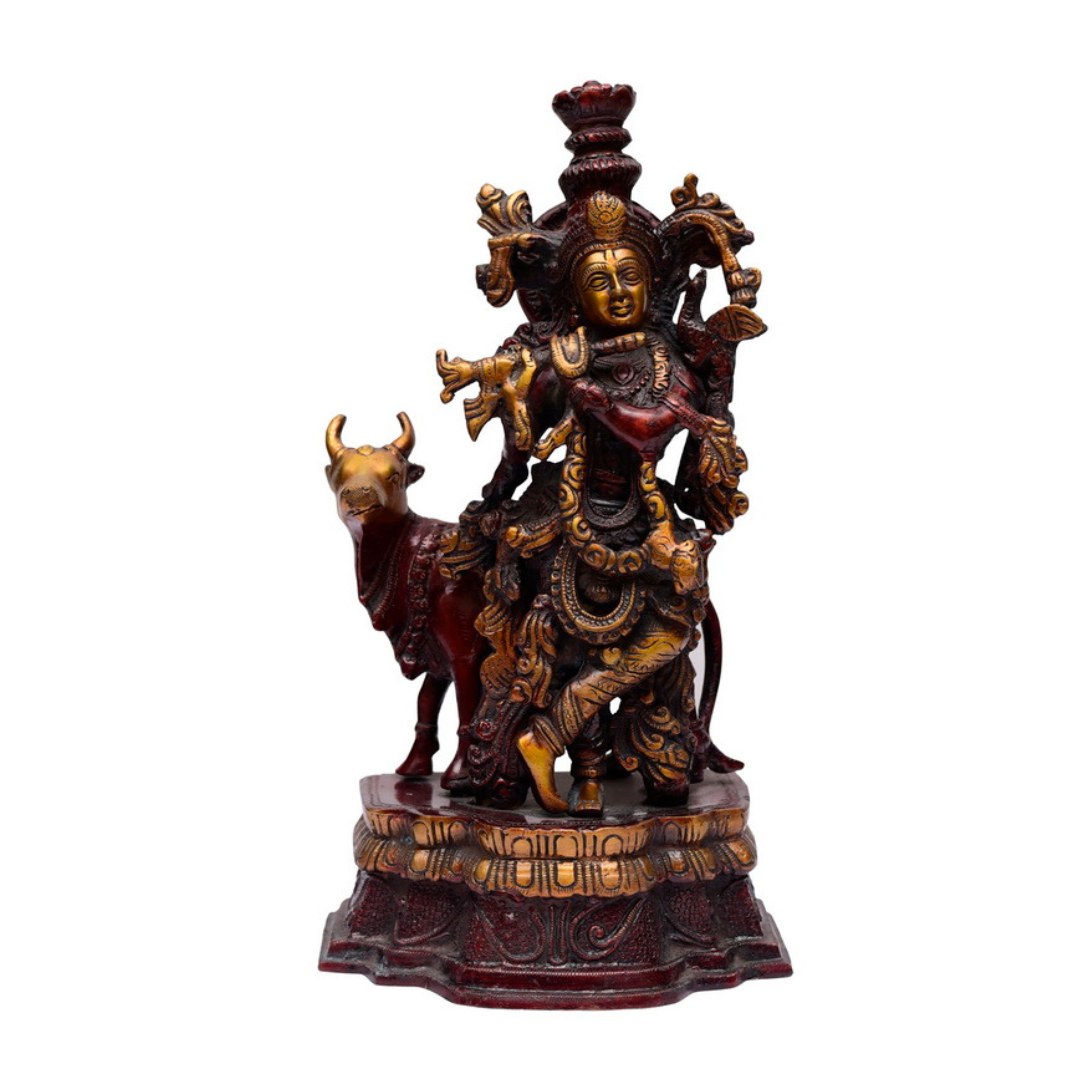 Lord Krishna with Cow Color #PIK-7009