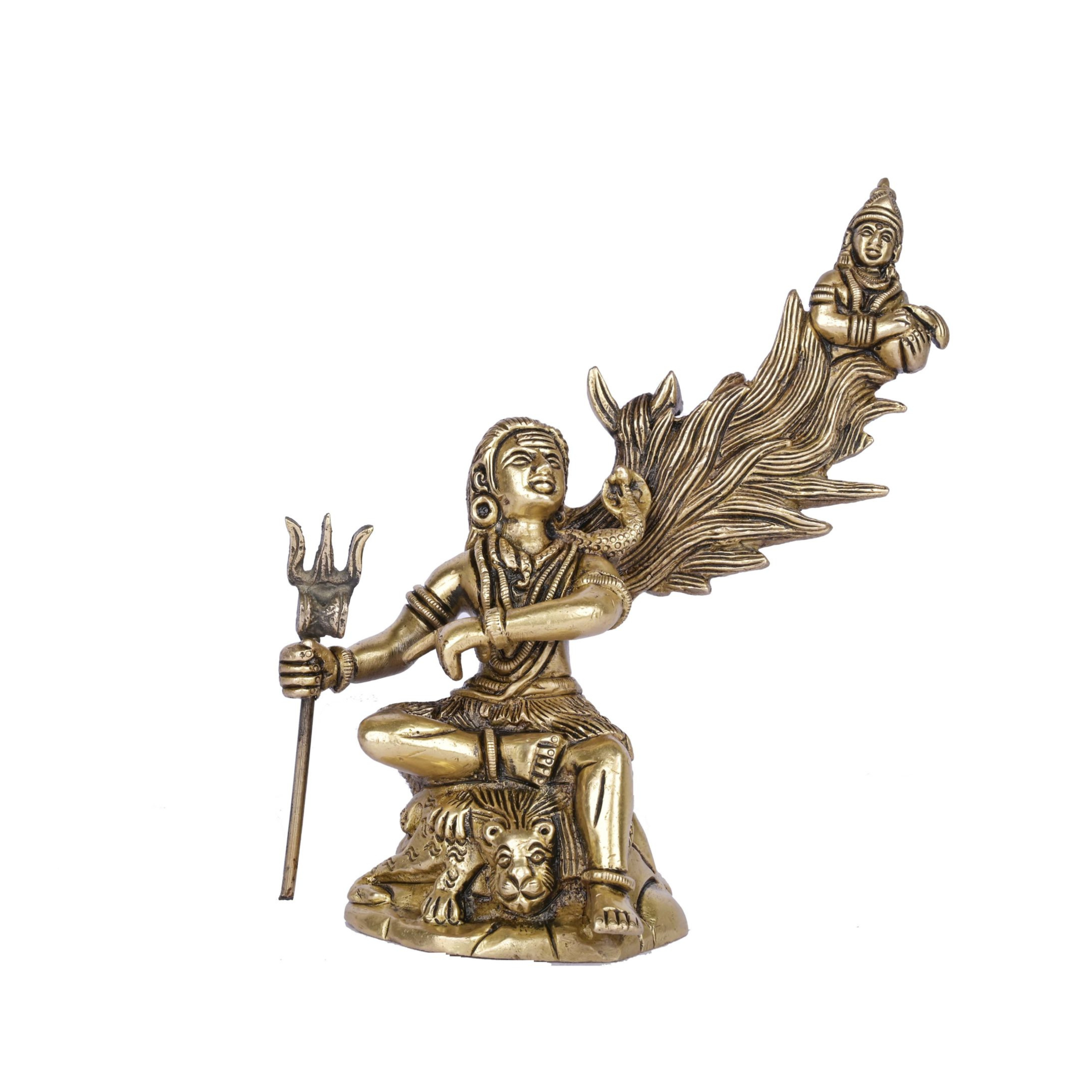 BRASS LORD BHOLA WITH GANGA … #PISV-1201
