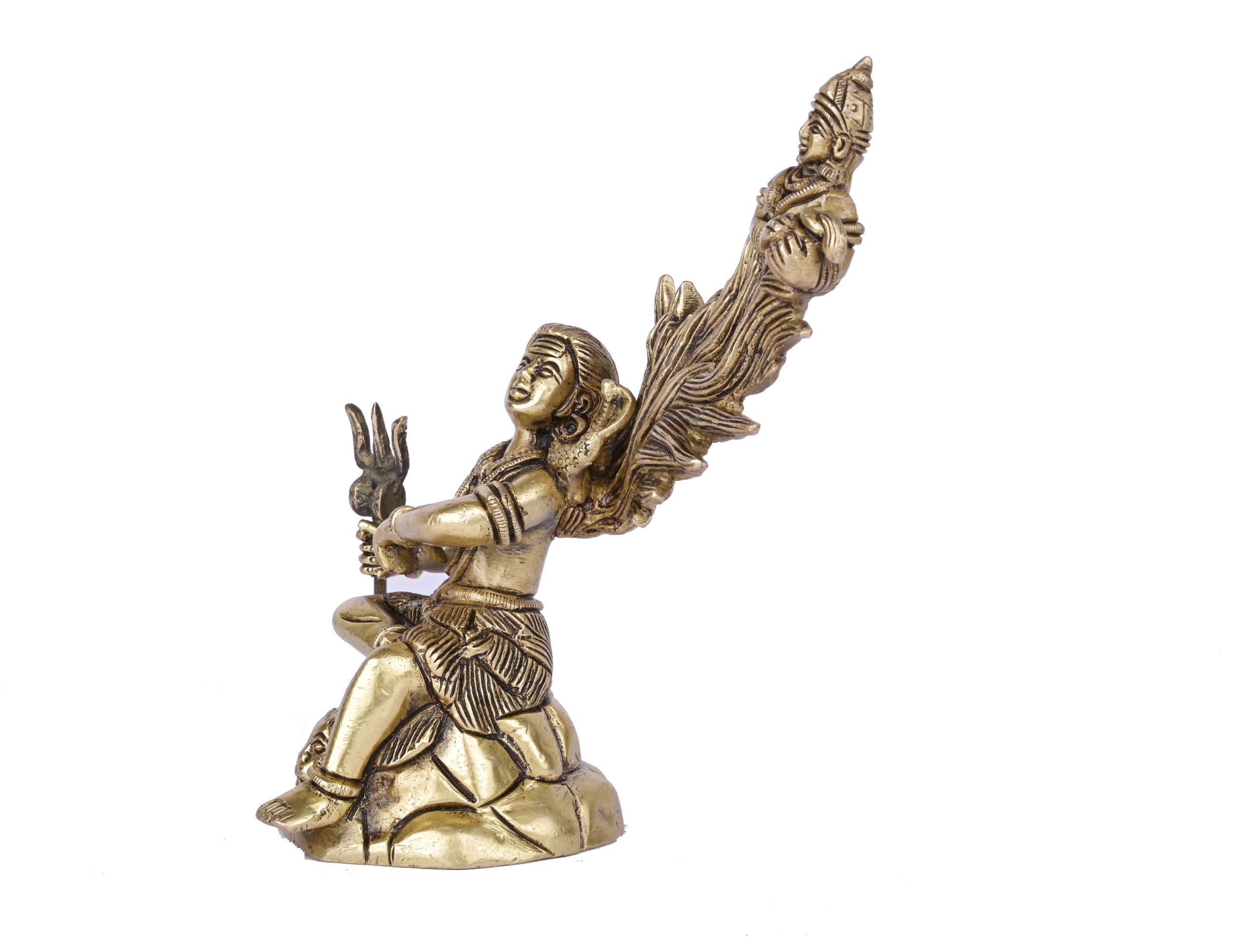 BRASS LORD BHOLA WITH GANGA … #PISV-1201