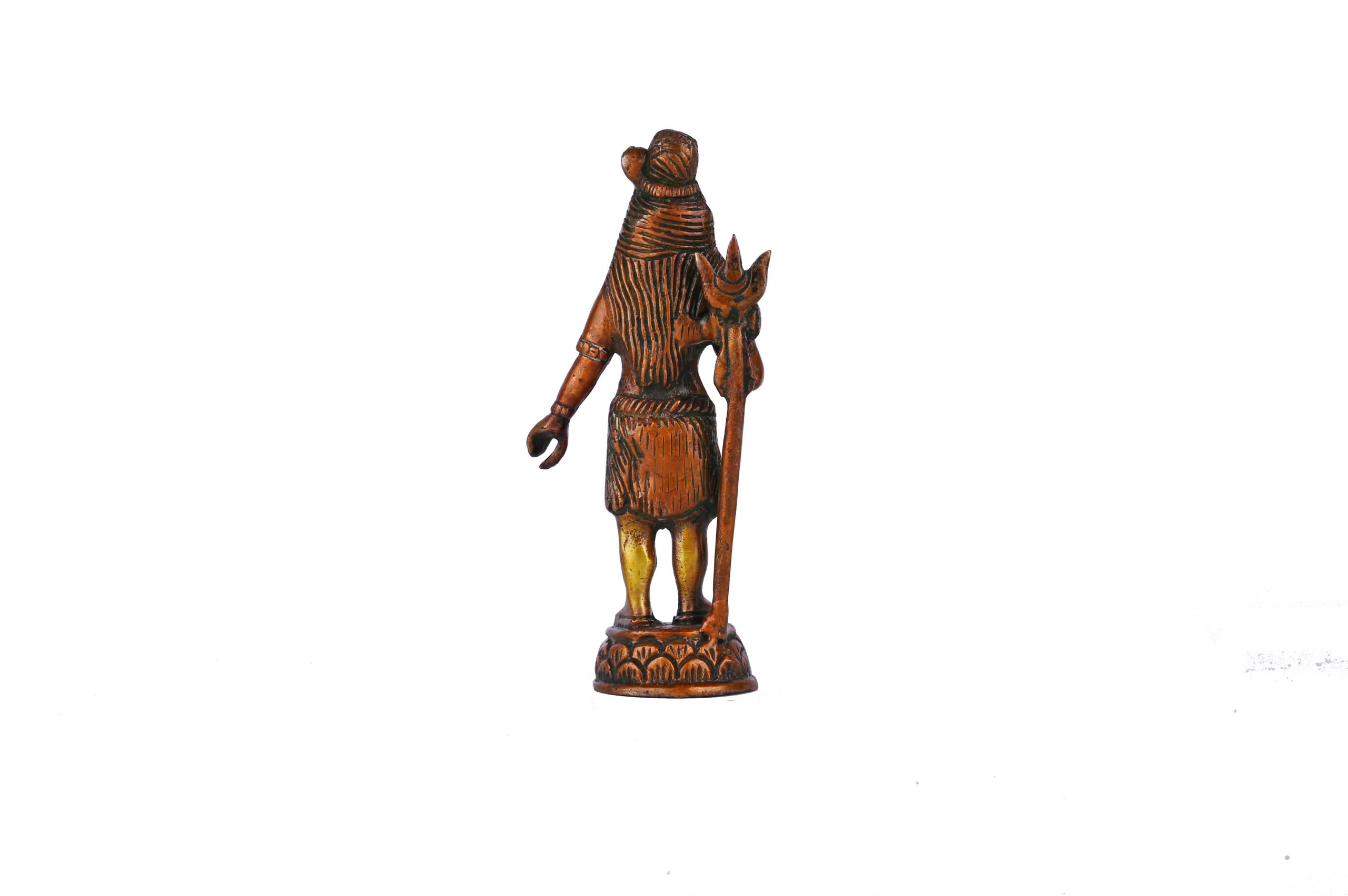 Lord Shiva Soled Brass Statue #PISV-1204