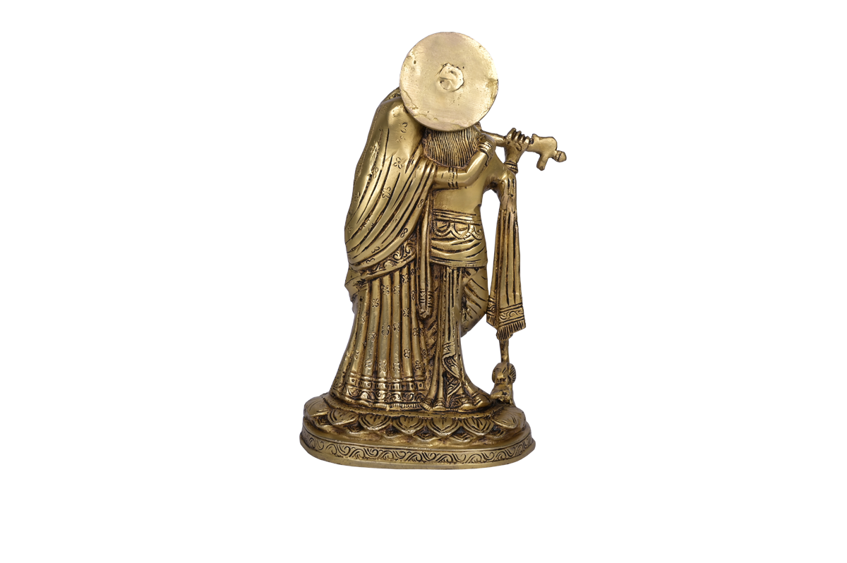 Lord Radha Krishna To Gather Brass Statue  #PIRK-1305