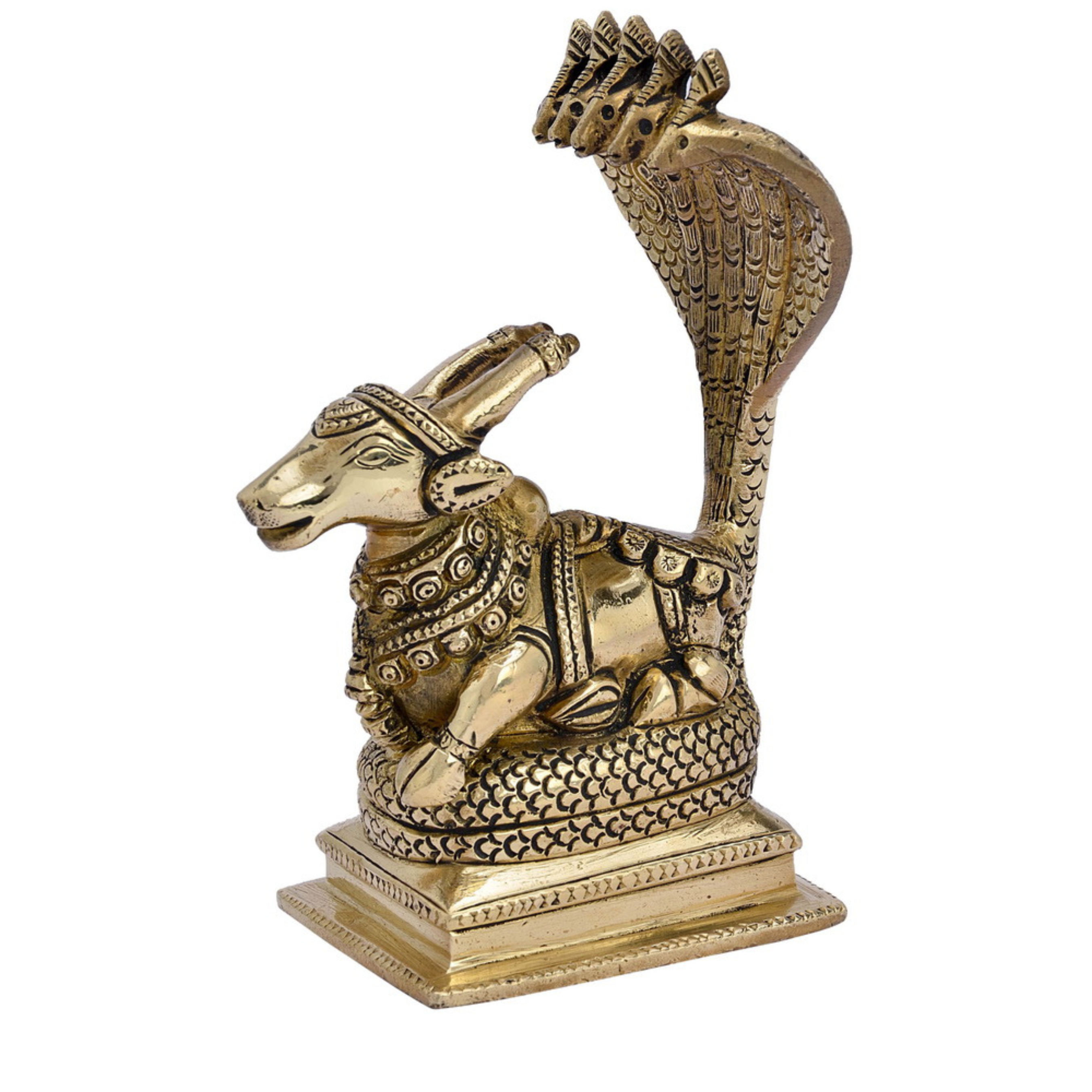 Lord Shiva Nandi With Sarp #PIC-1508