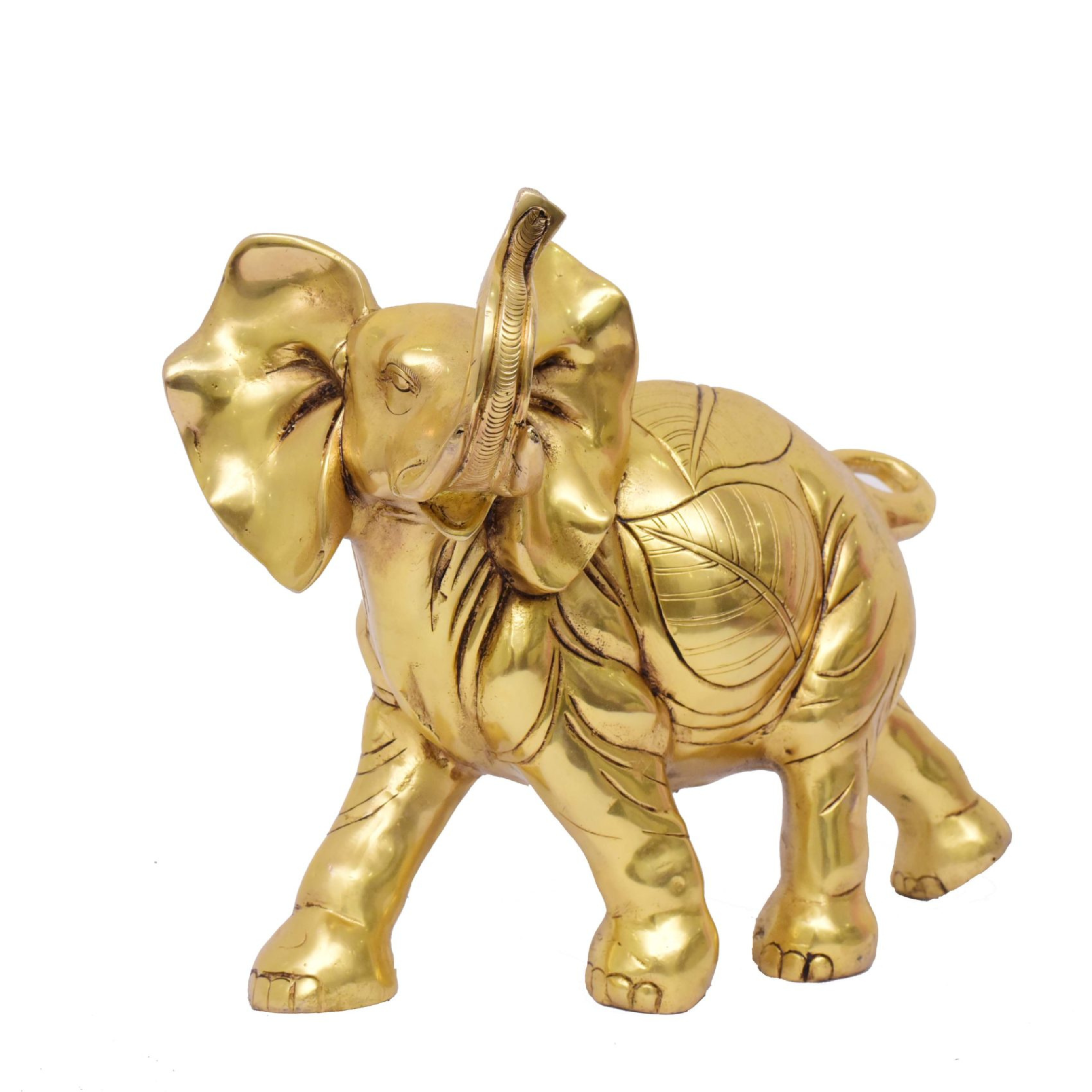 Brass Elephant Statue Animal #PIAS-11257