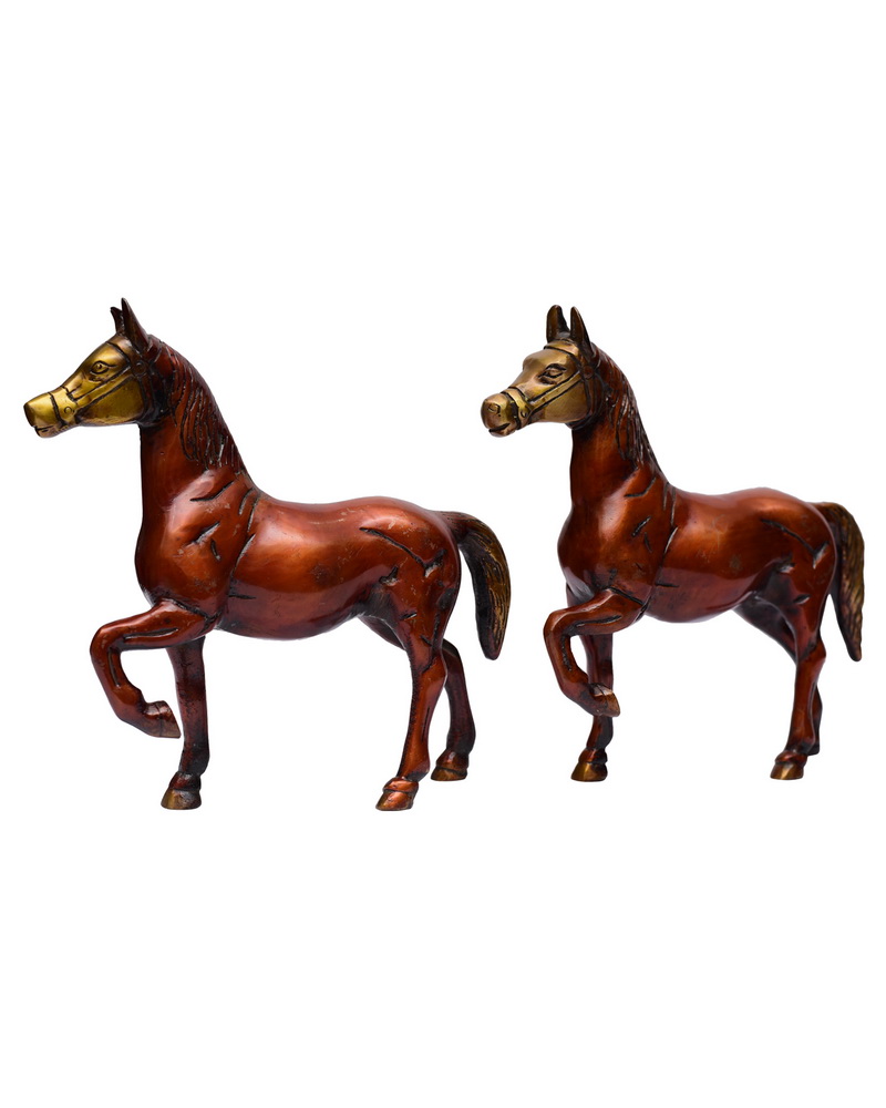 Brass Horse Animal Statue #PIAS-11258
